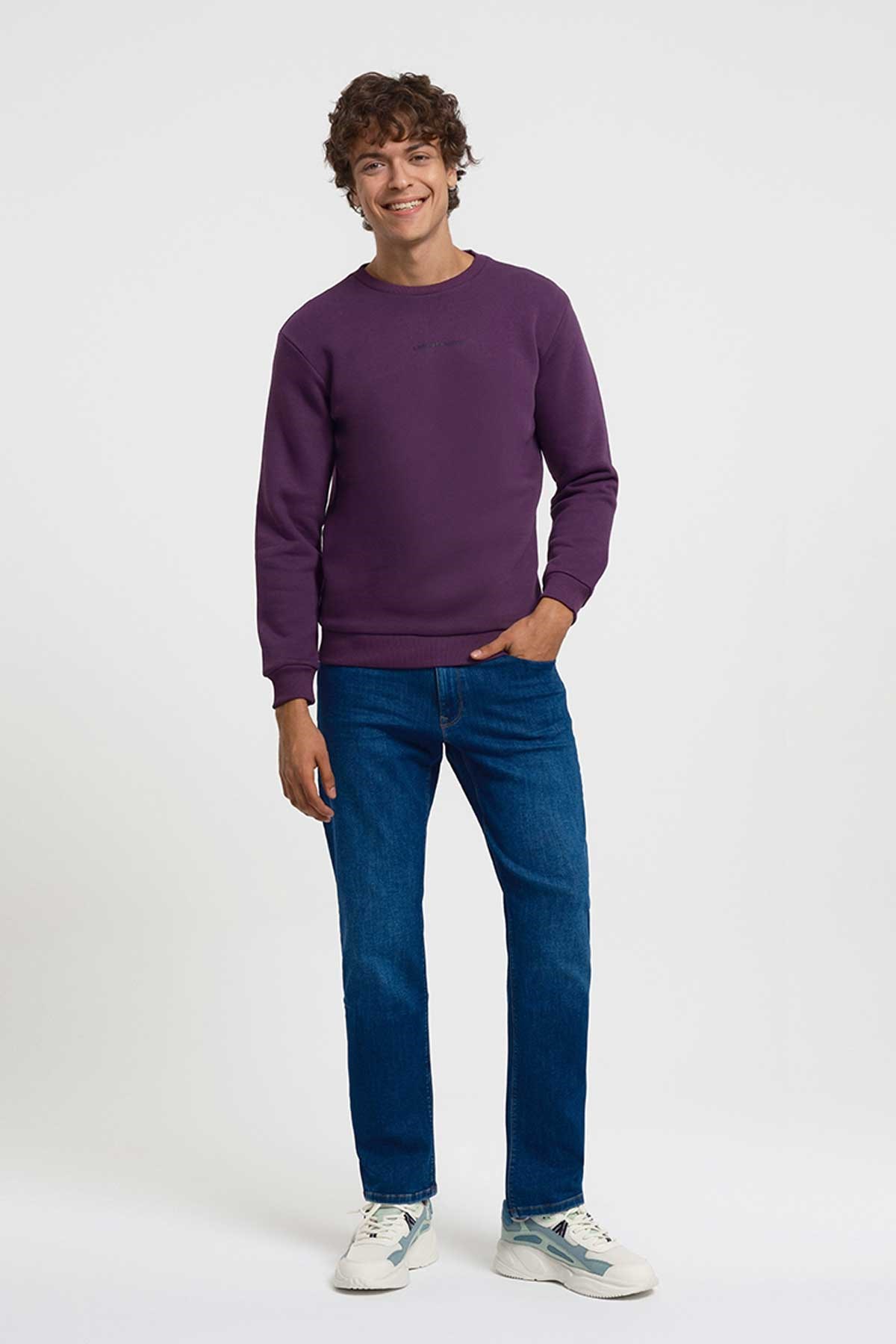 Loft Erkek Sweatshirt LF2034268 Bordo