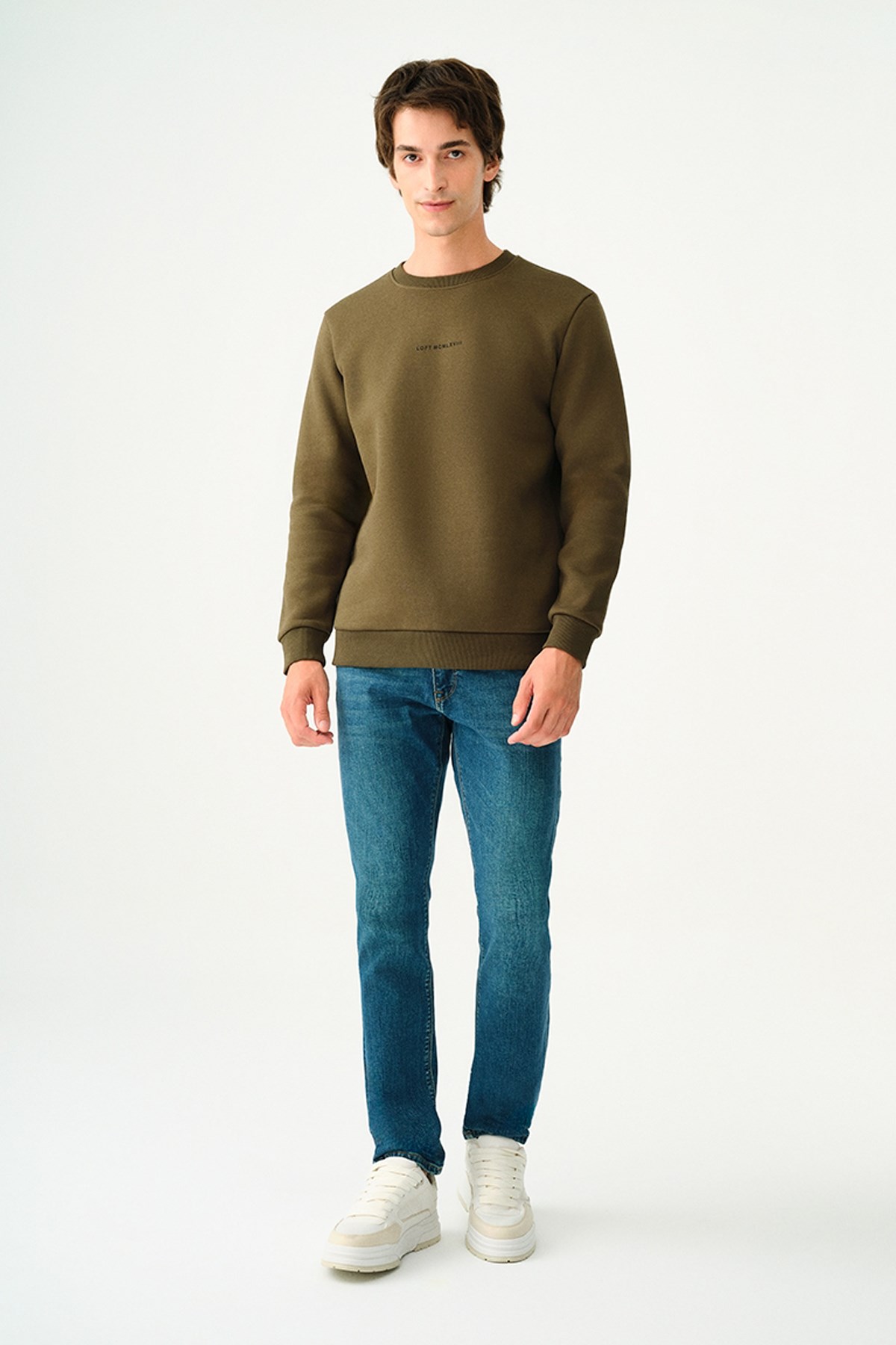 Loft Erkek Sweatshirt LF2034268 Haki