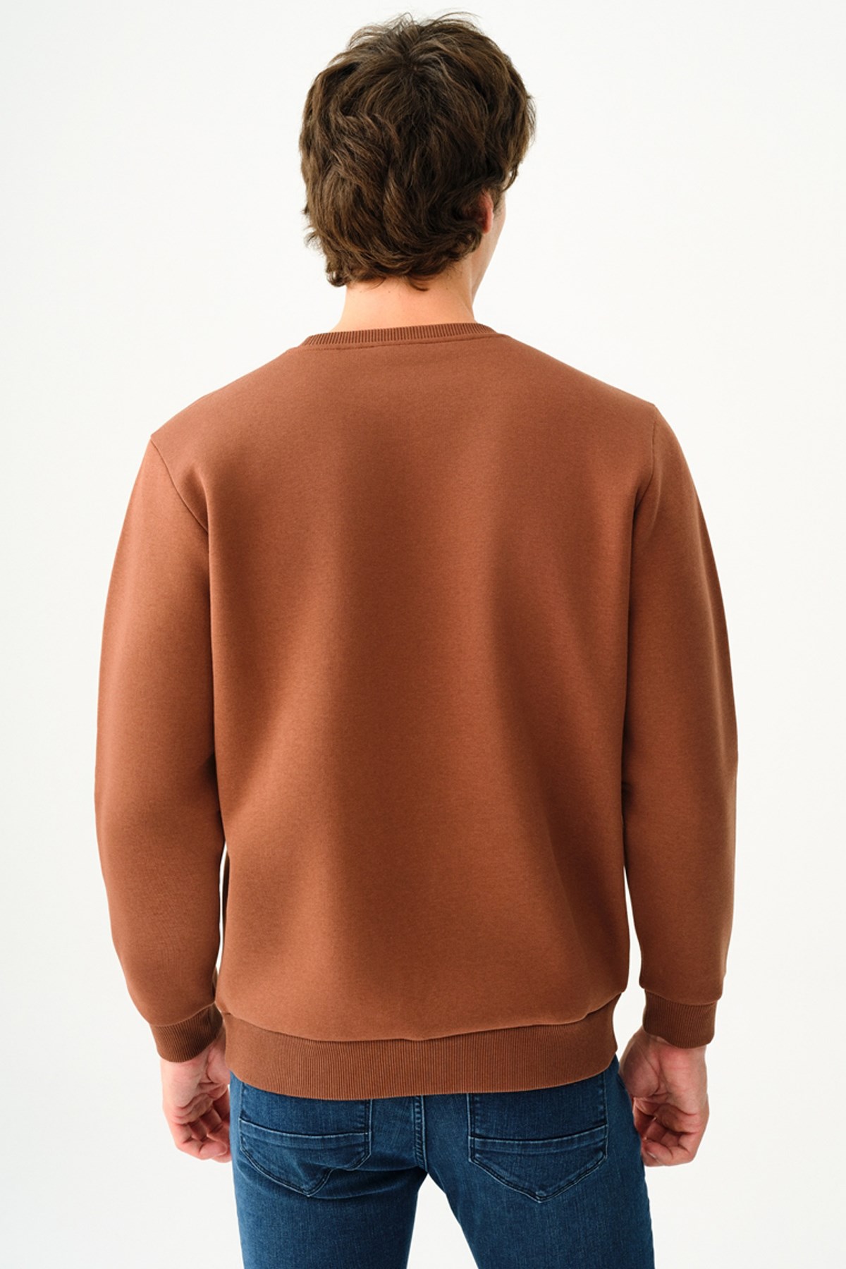 Loft Erkek Sweatshirt LF2034268 Kahverengi