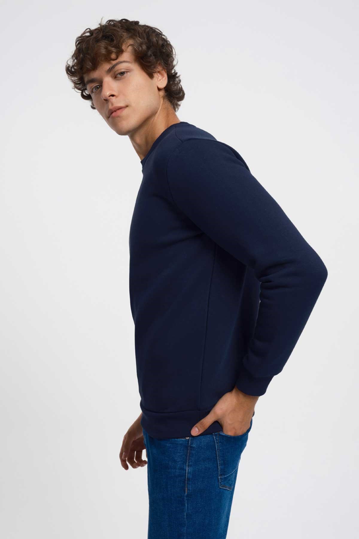 Loft Erkek Sweatshirt LF2034268 Lacivert