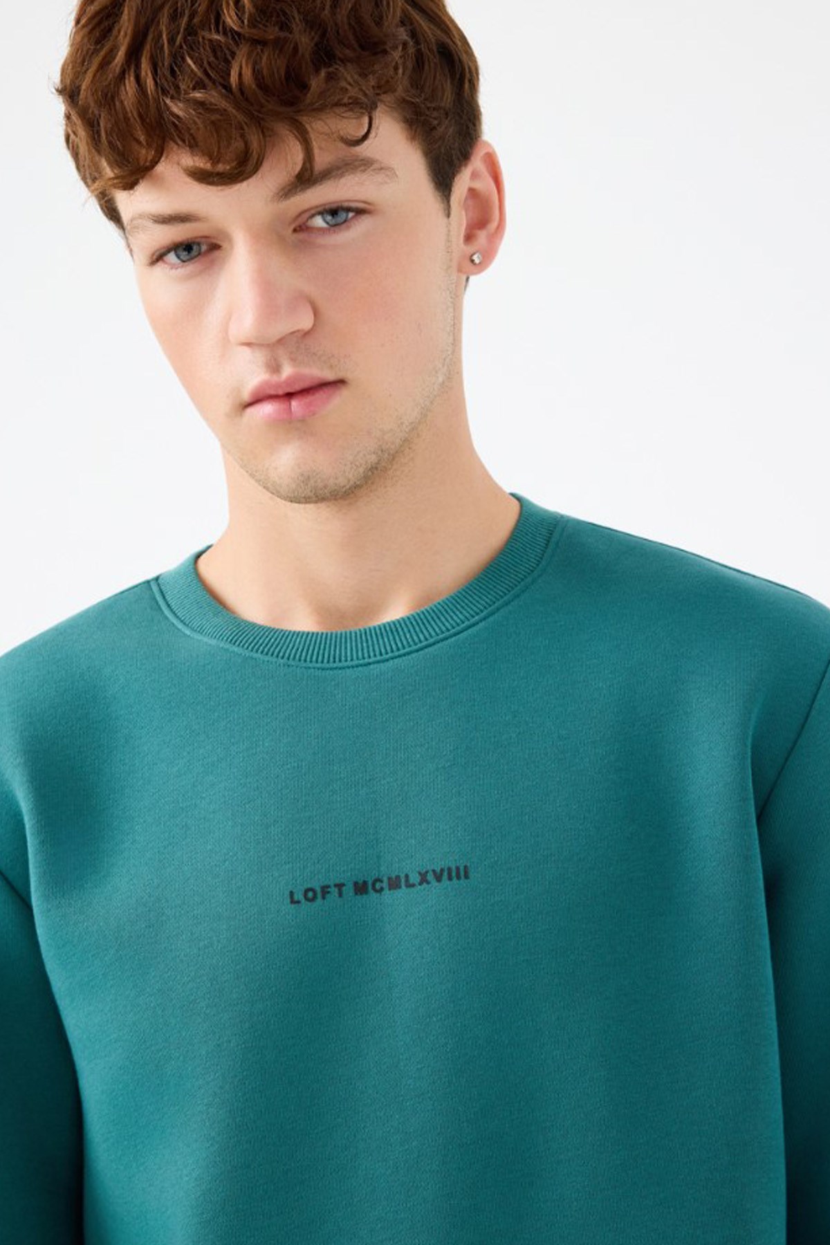 Loft Erkek Sweatshirt LF2034268 Petrol
