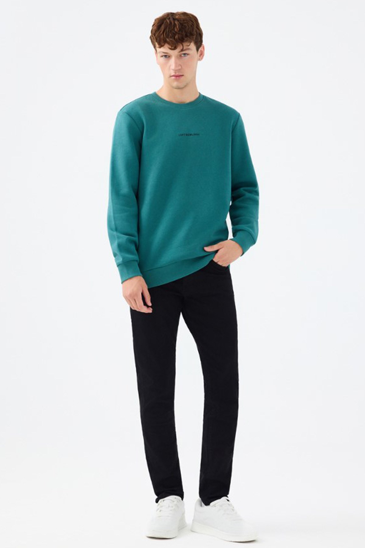 Loft Erkek Sweatshirt LF2034268 Petrol