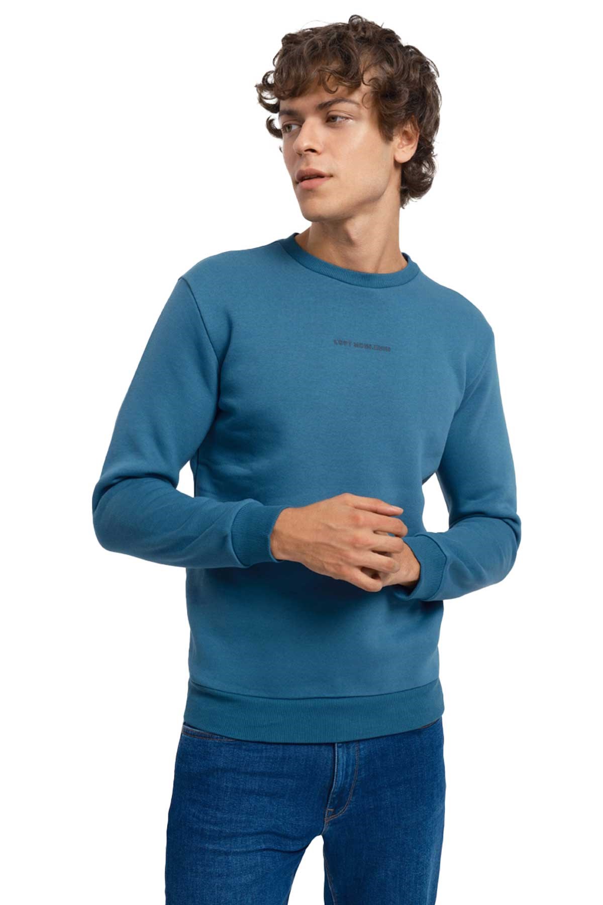 Loft Erkek Sweatshirt LF2034268 Mavi