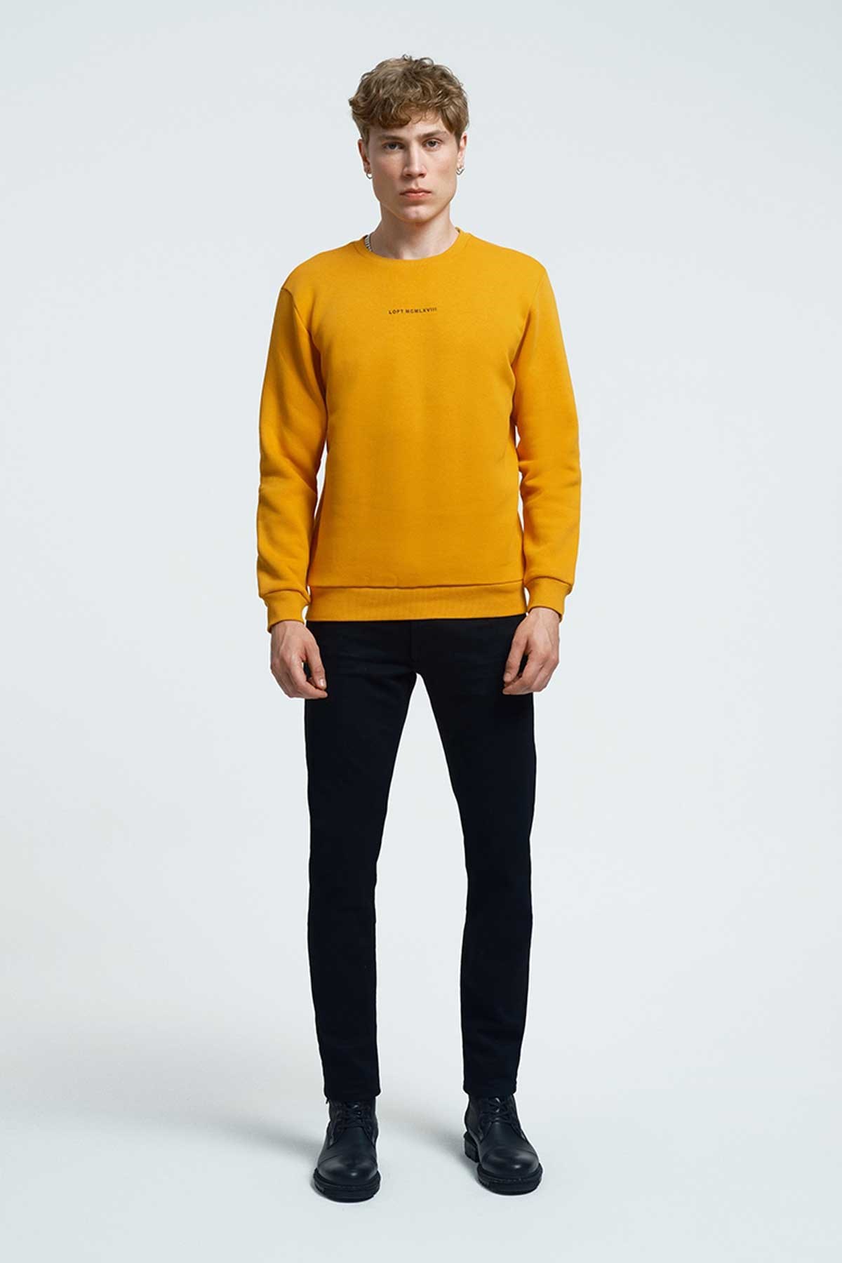 Loft Erkek Sweatshirt LF2034268 Sarı