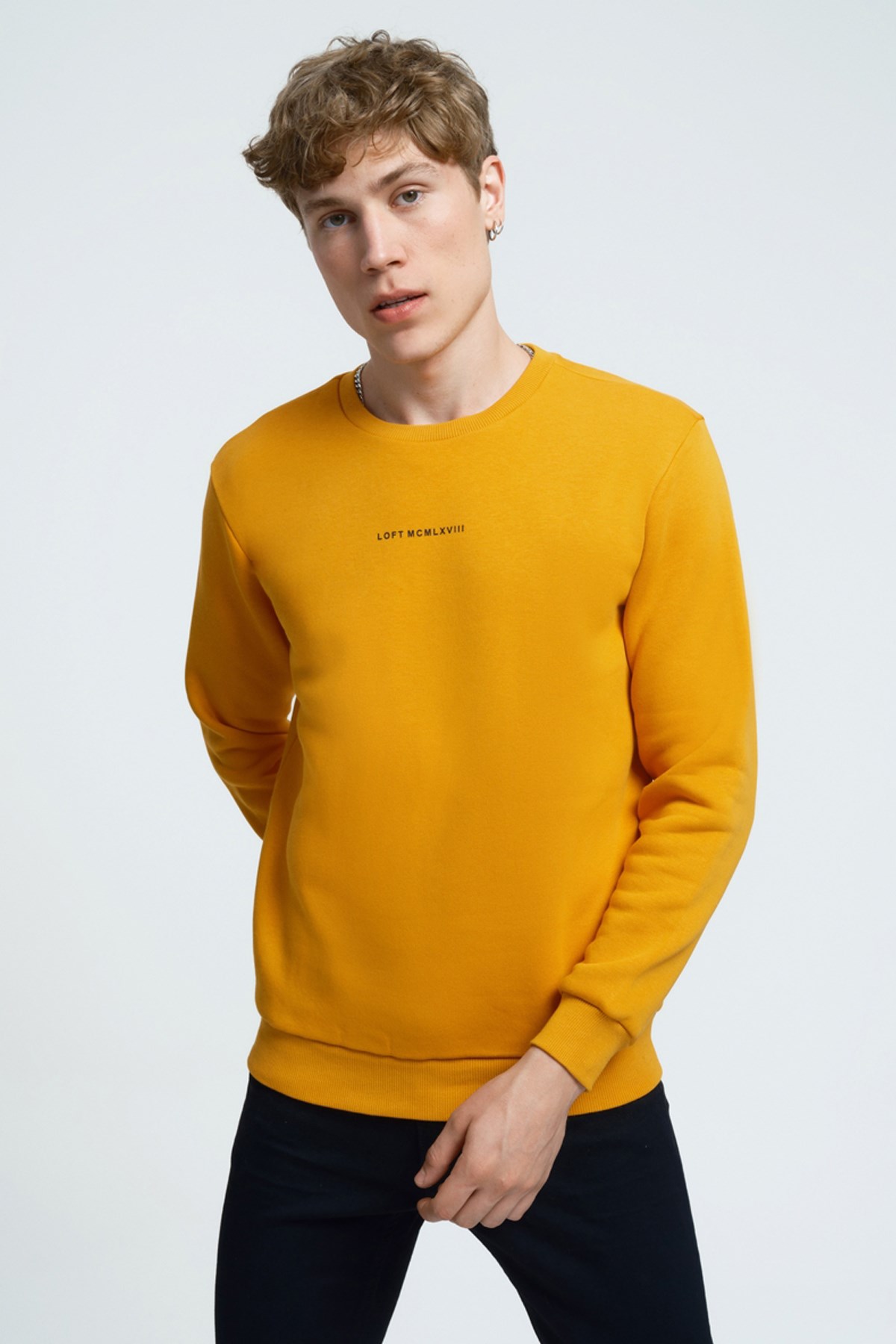 Loft Erkek Sweatshirt LF2034268 Sarı