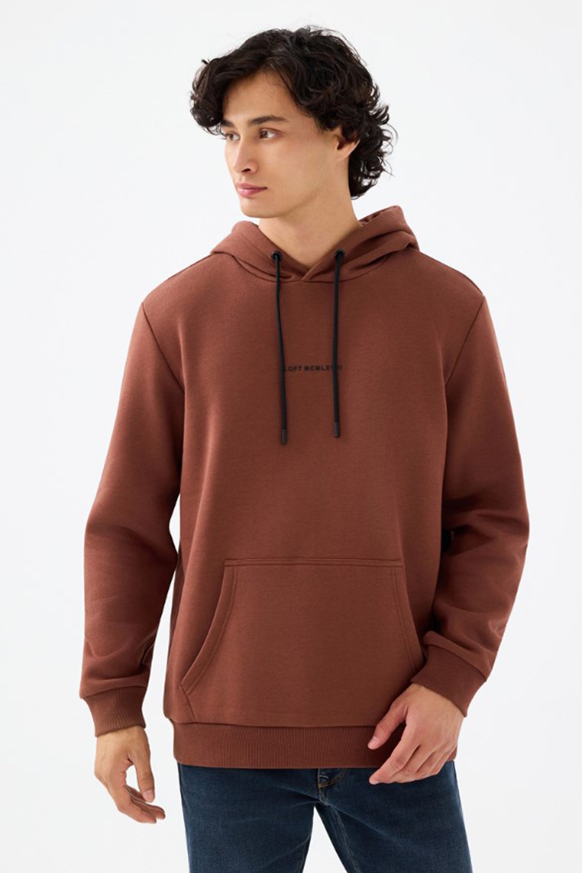 Loft Erkek Sweatshirt LF2034269 Kahverengi