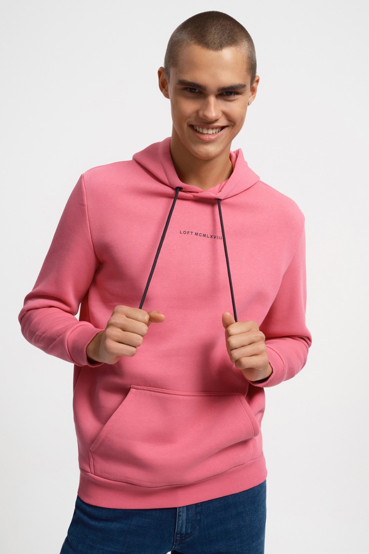 Loft Erkek Sweatshirt LF2034269 Pembe
