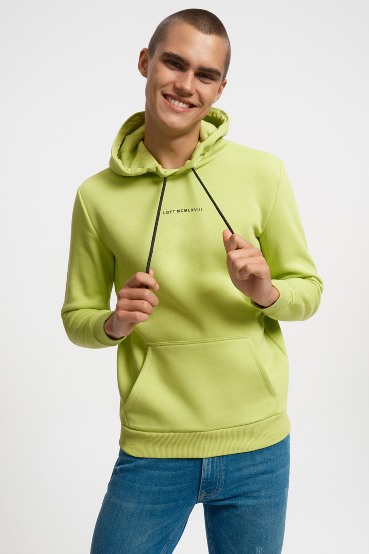 Loft Erkek Sweatshirt LF2034269 Yeşil