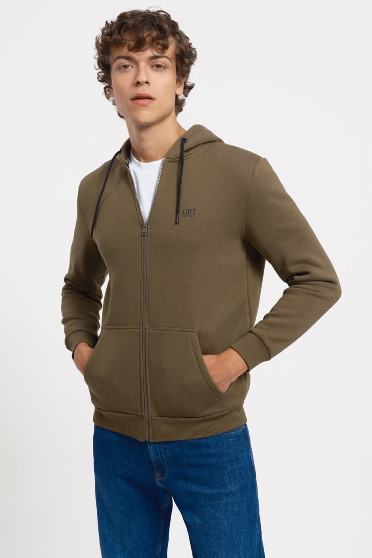 Loft Erkek Sweatshirt LF2034270 Haki