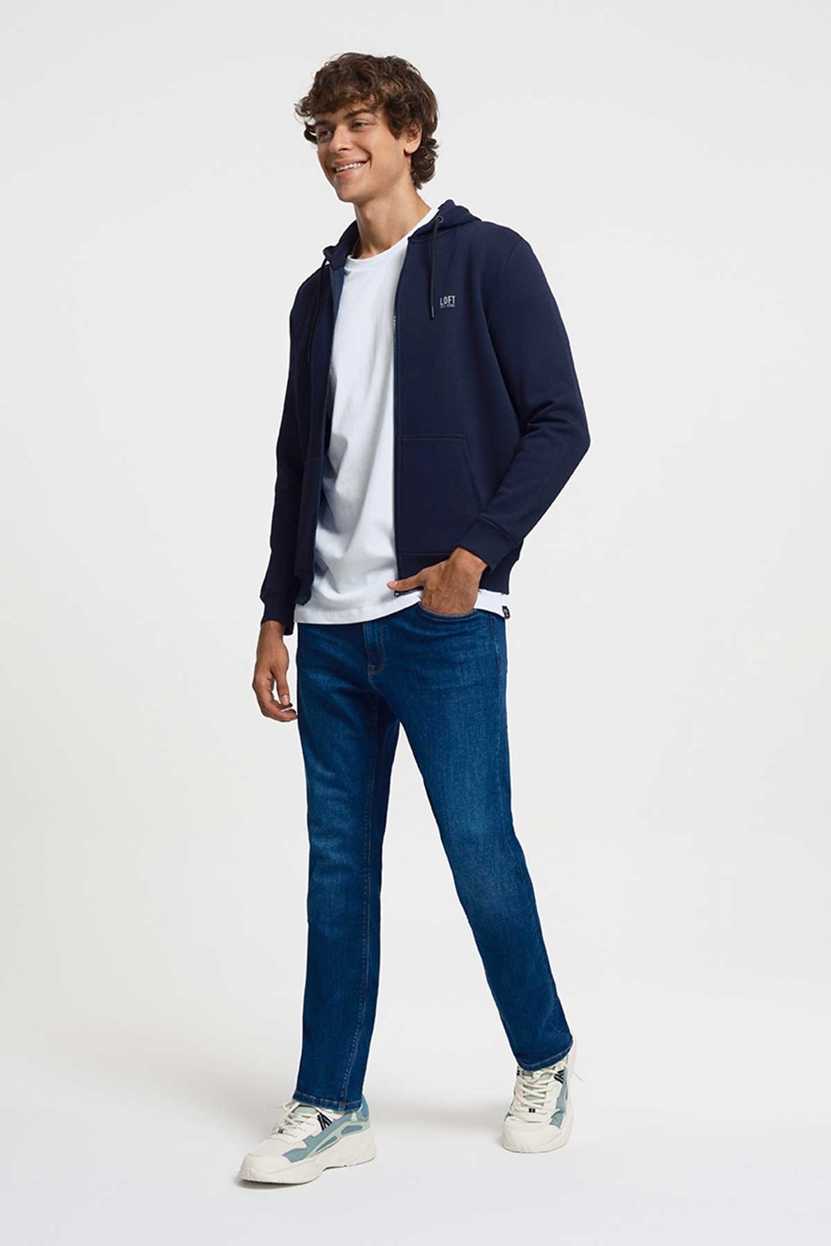 Loft Erkek Sweatshirt LF2034270 Lacivert