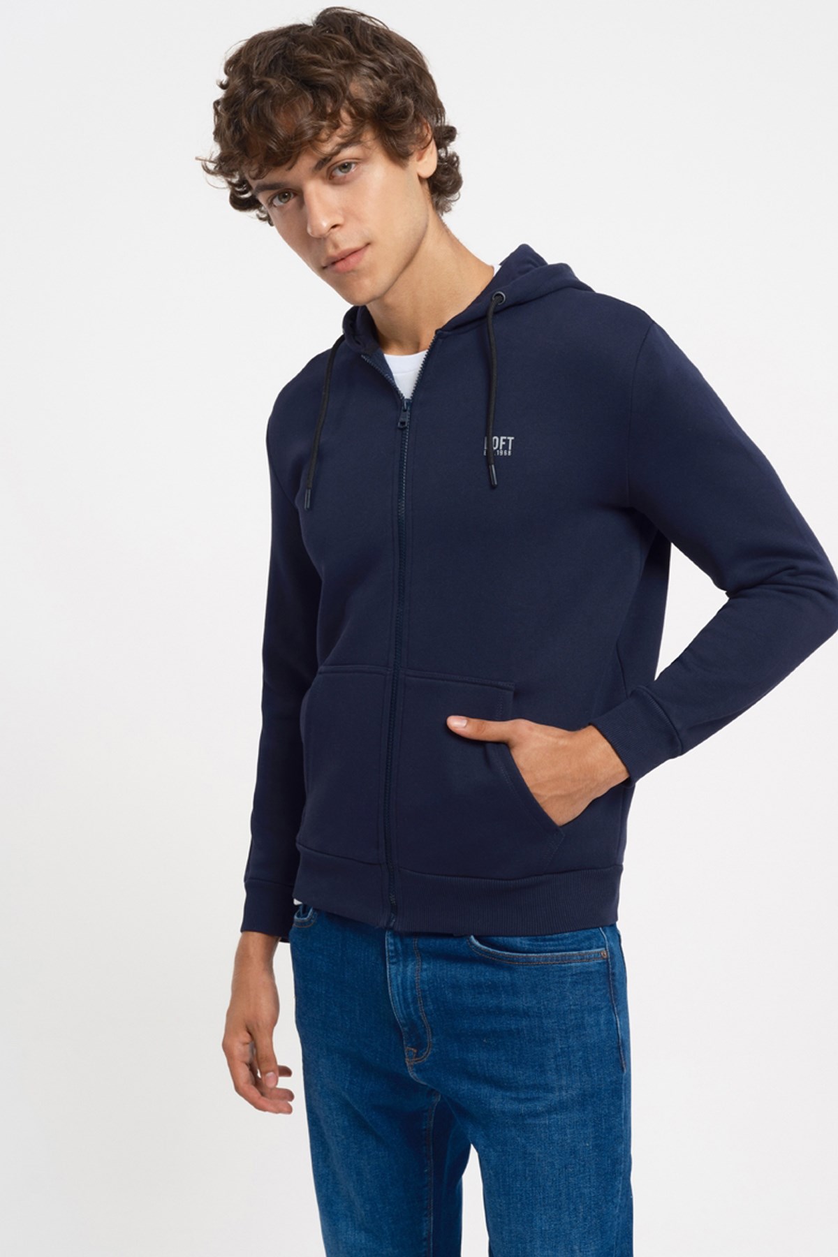 Loft Erkek Sweatshirt LF2034270 Lacivert