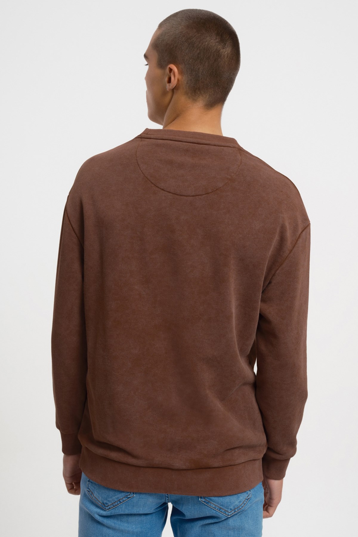 Loft Erkek Sweatshirt LF2034282 Kahverengi