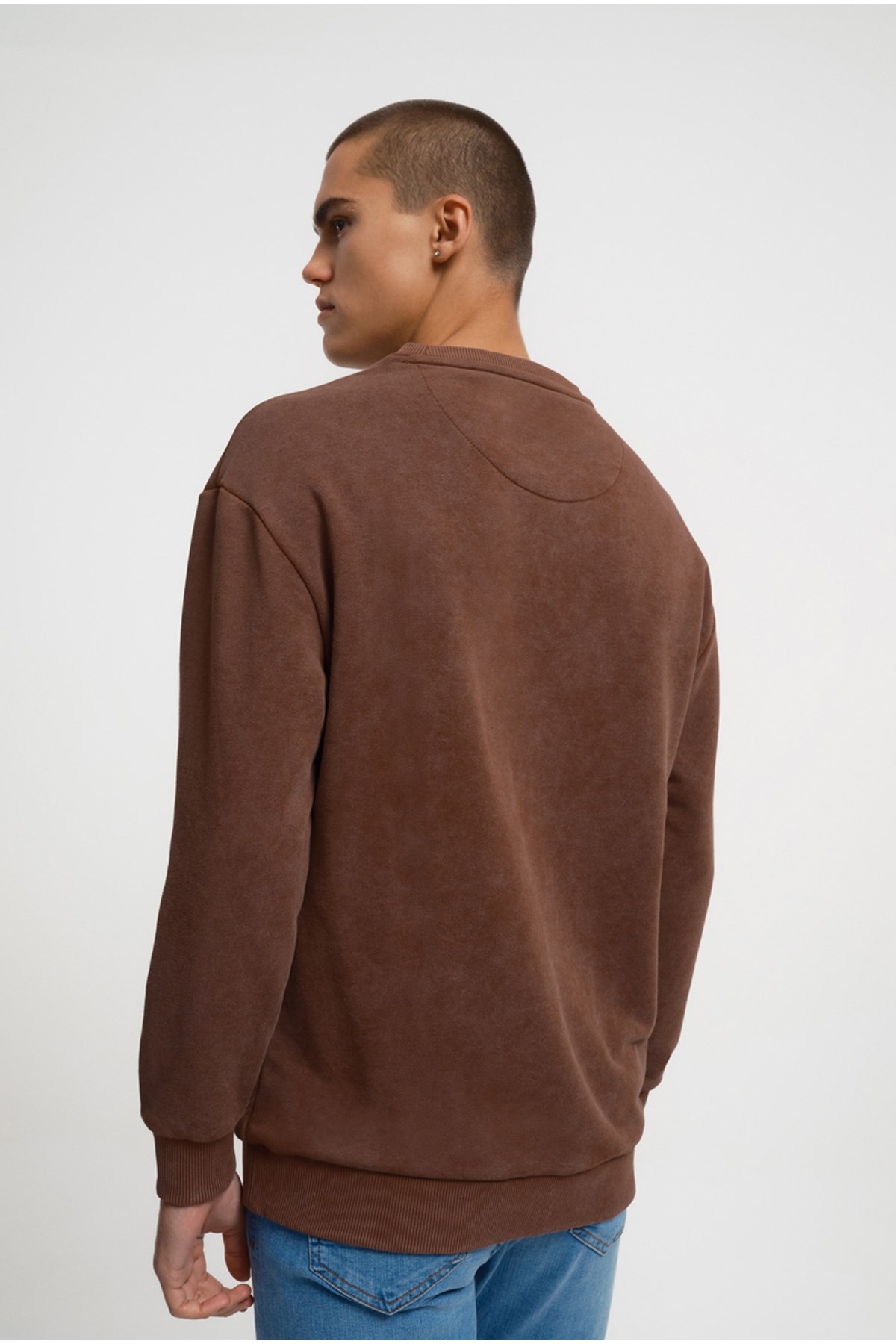 Loft Erkek Sweatshirt LF2034282 Kahverengi