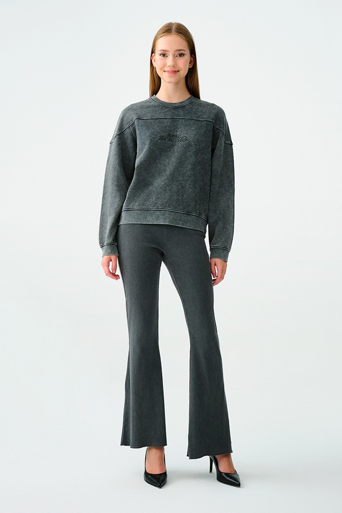 Loft Kadın Sweatshirt LF2034303 Antrasit