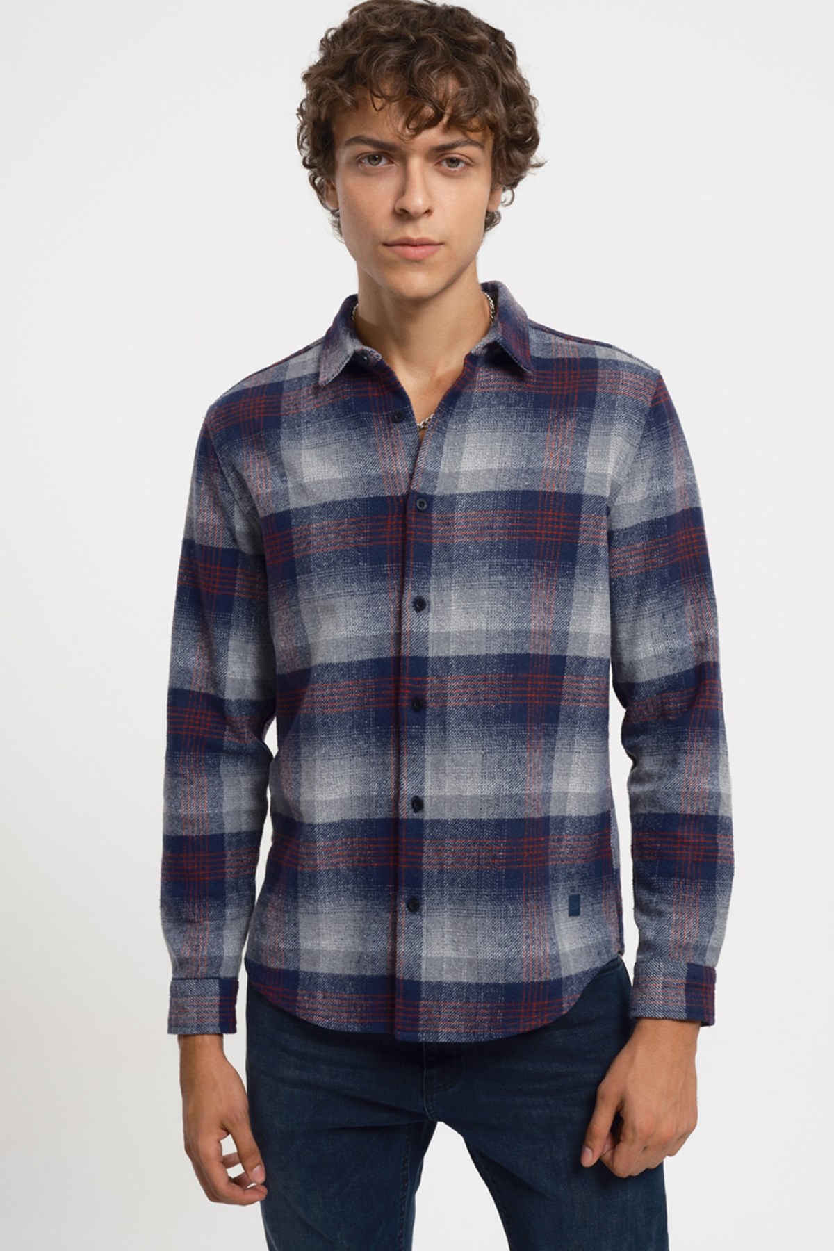 Loft Erkek Gömlek LF2034349 Antrasit