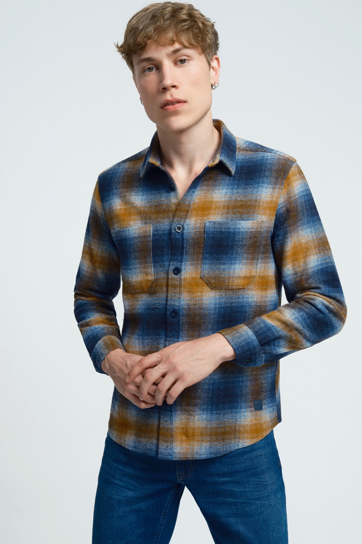 Loft Erkek Gömlek LF2034374 Lacivert