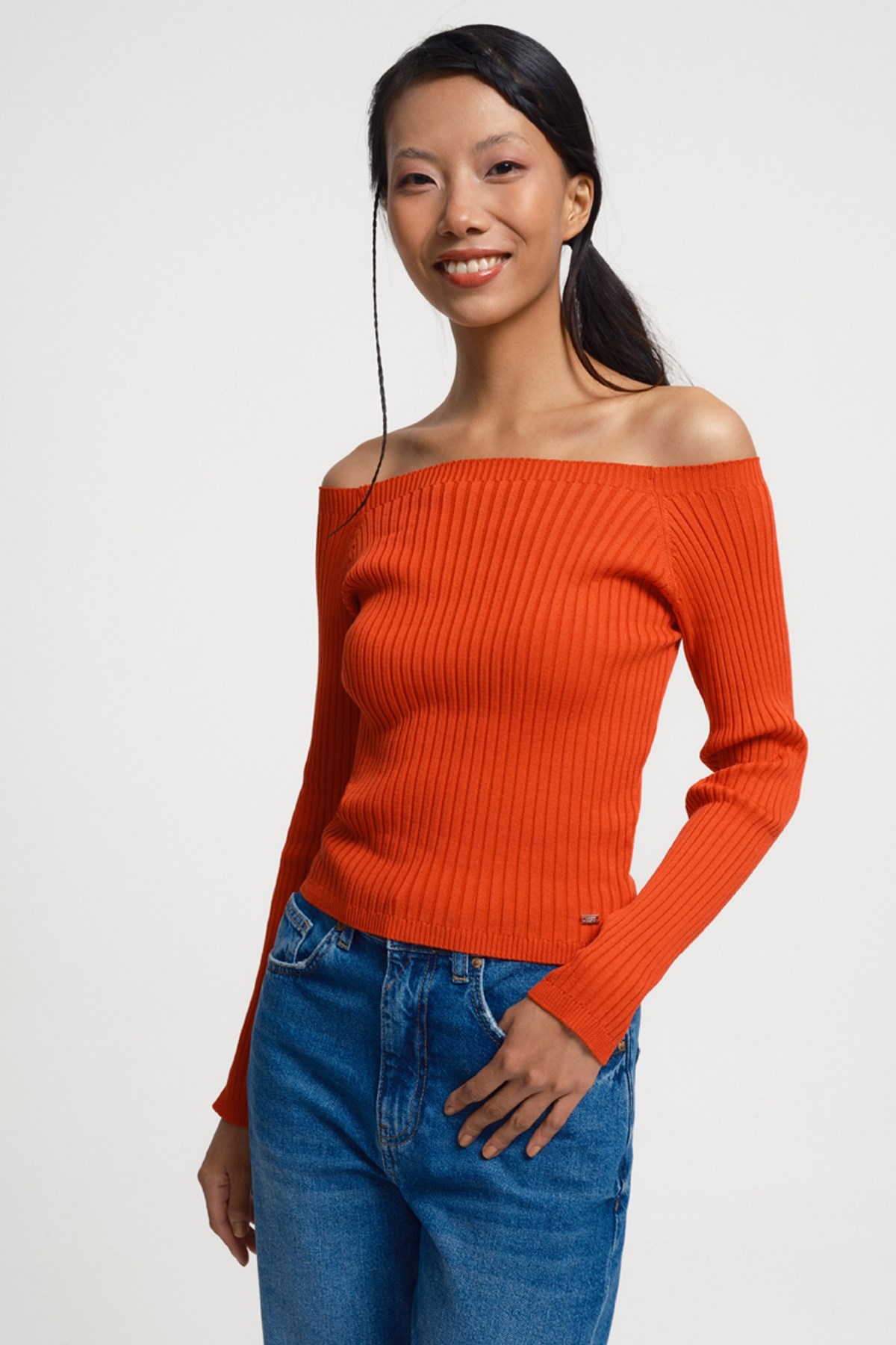 Loft Crop  Kadın Bluz LF2034468 Kırmızı