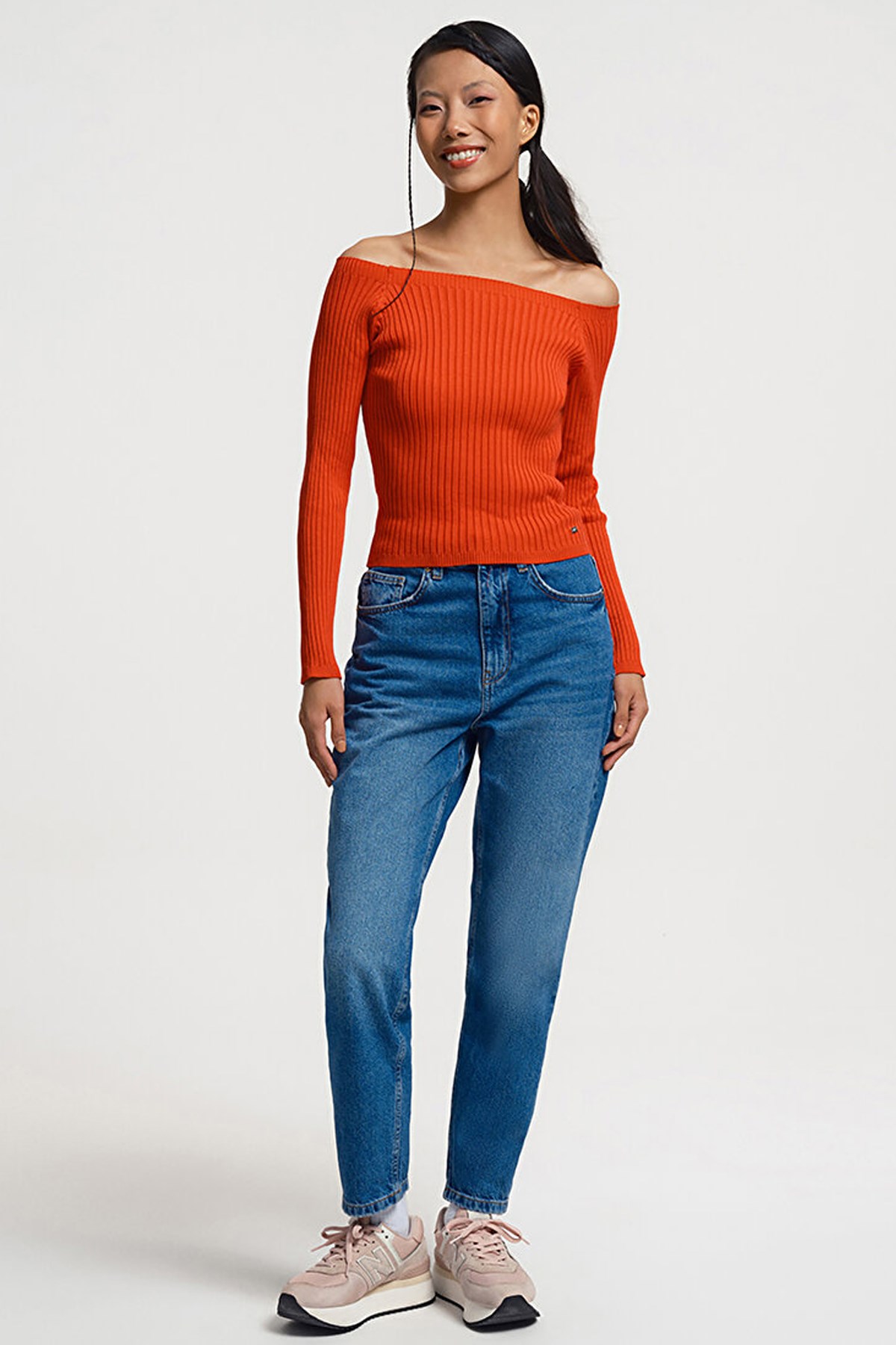 Loft Crop  Kadın Bluz LF2034468 Kırmızı