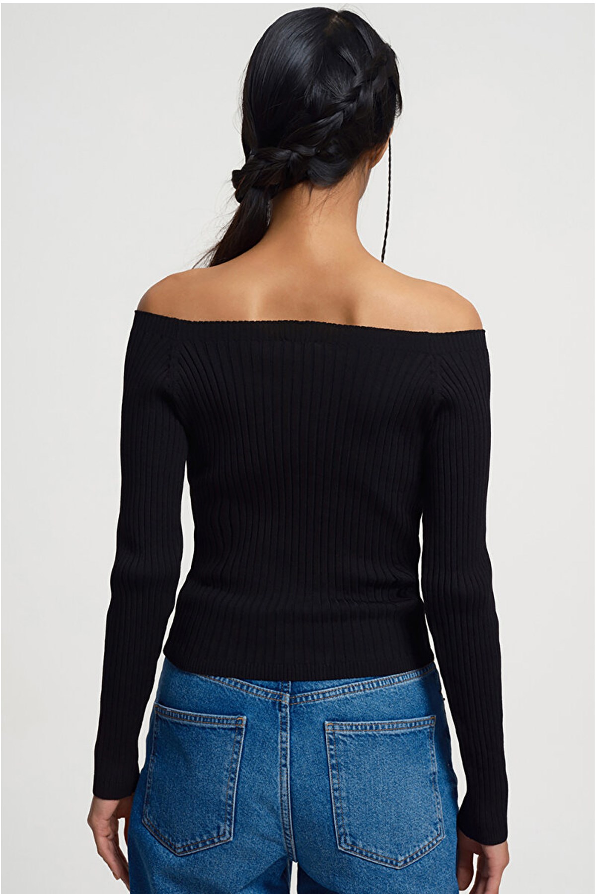 Loft Crop  Kadın Bluz LF2034468 Siyah