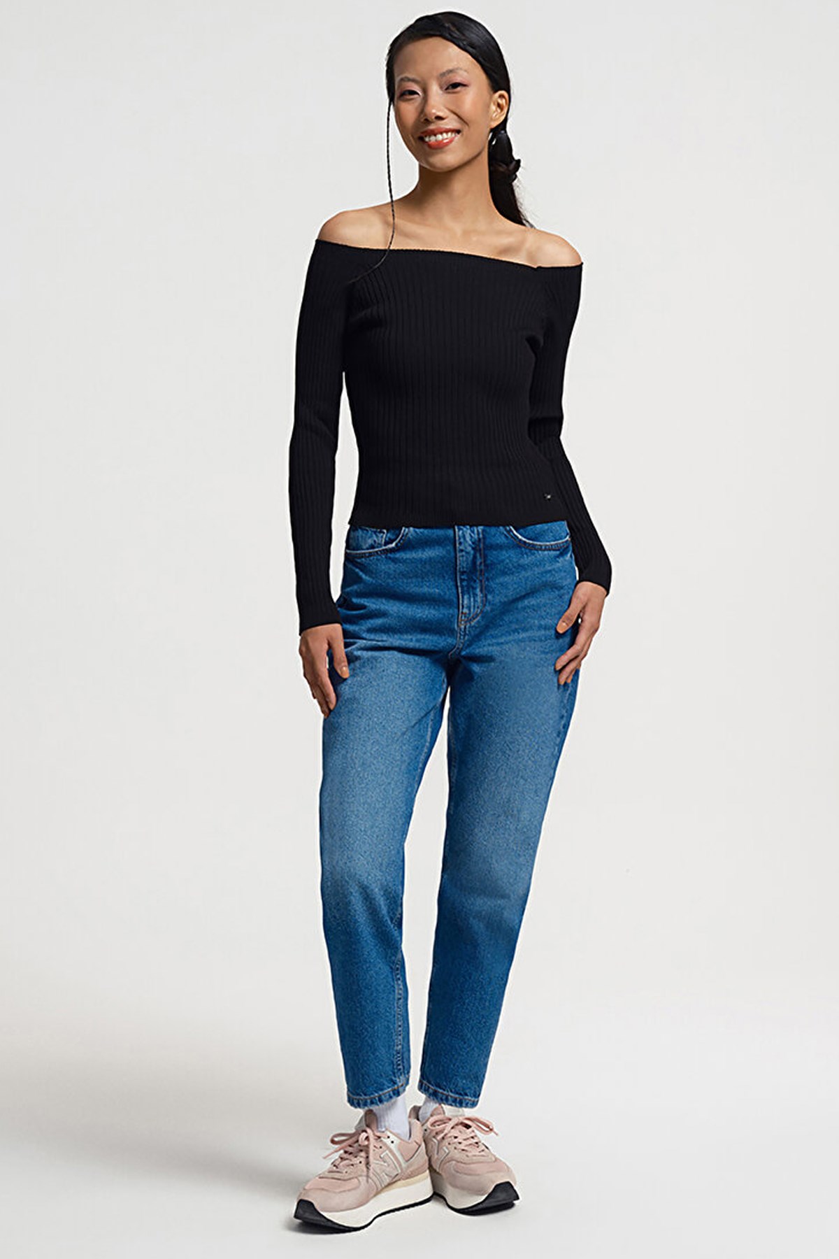 Loft Crop  Kadın Bluz LF2034468 Siyah