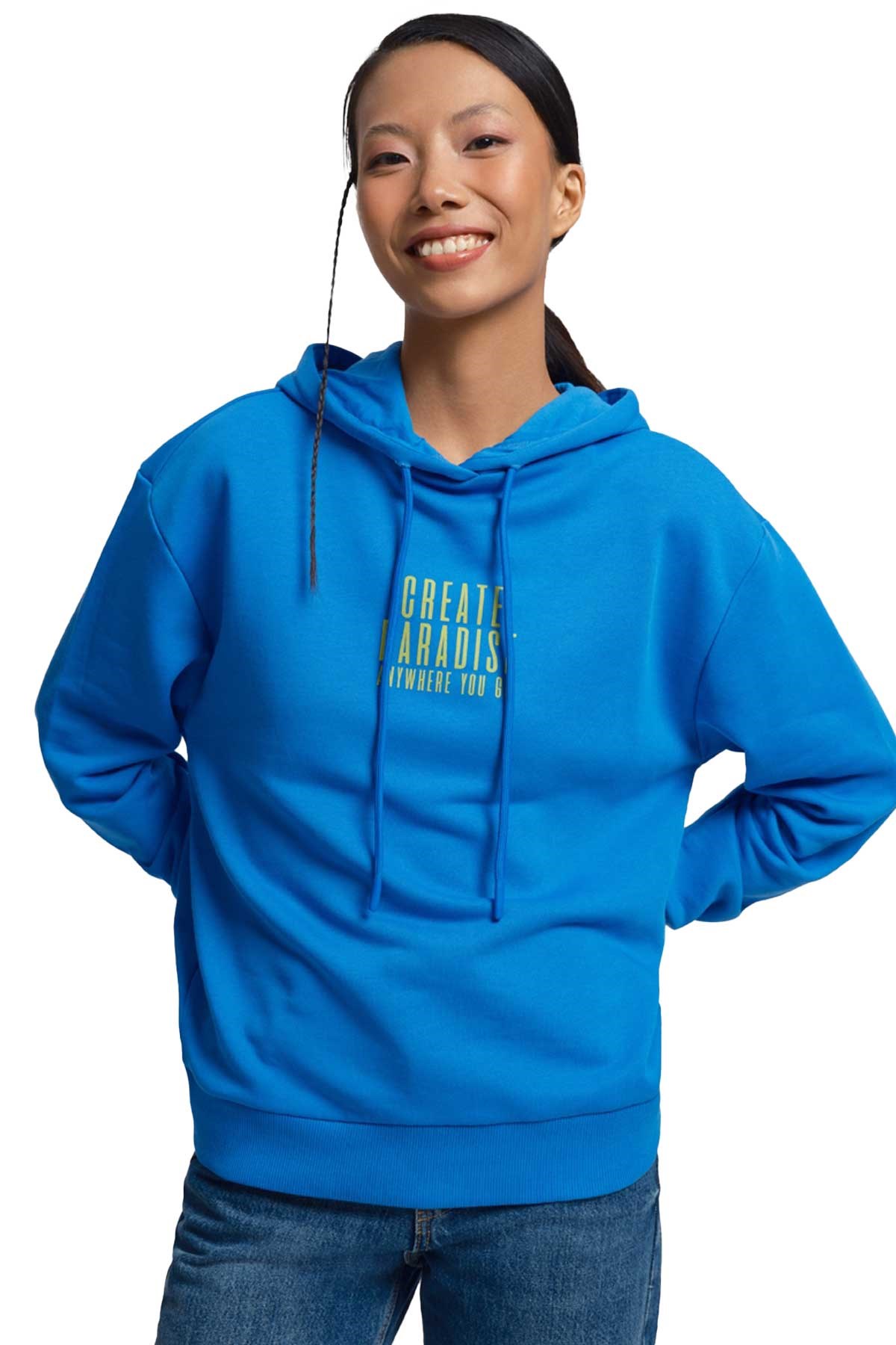 Loft Kadın Sweatshirt LF2034552 Mavi