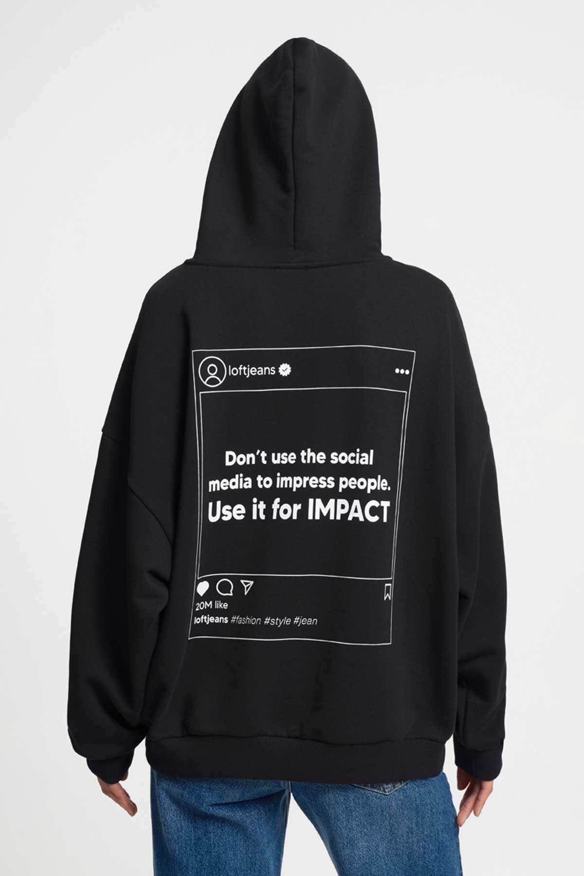 Loft Kadın Sweatshirt LF2034553 Siyah