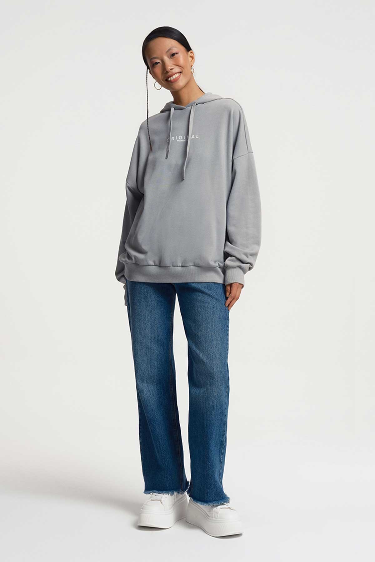 Loft Kadın Sweatshirt LF2034554 Gri