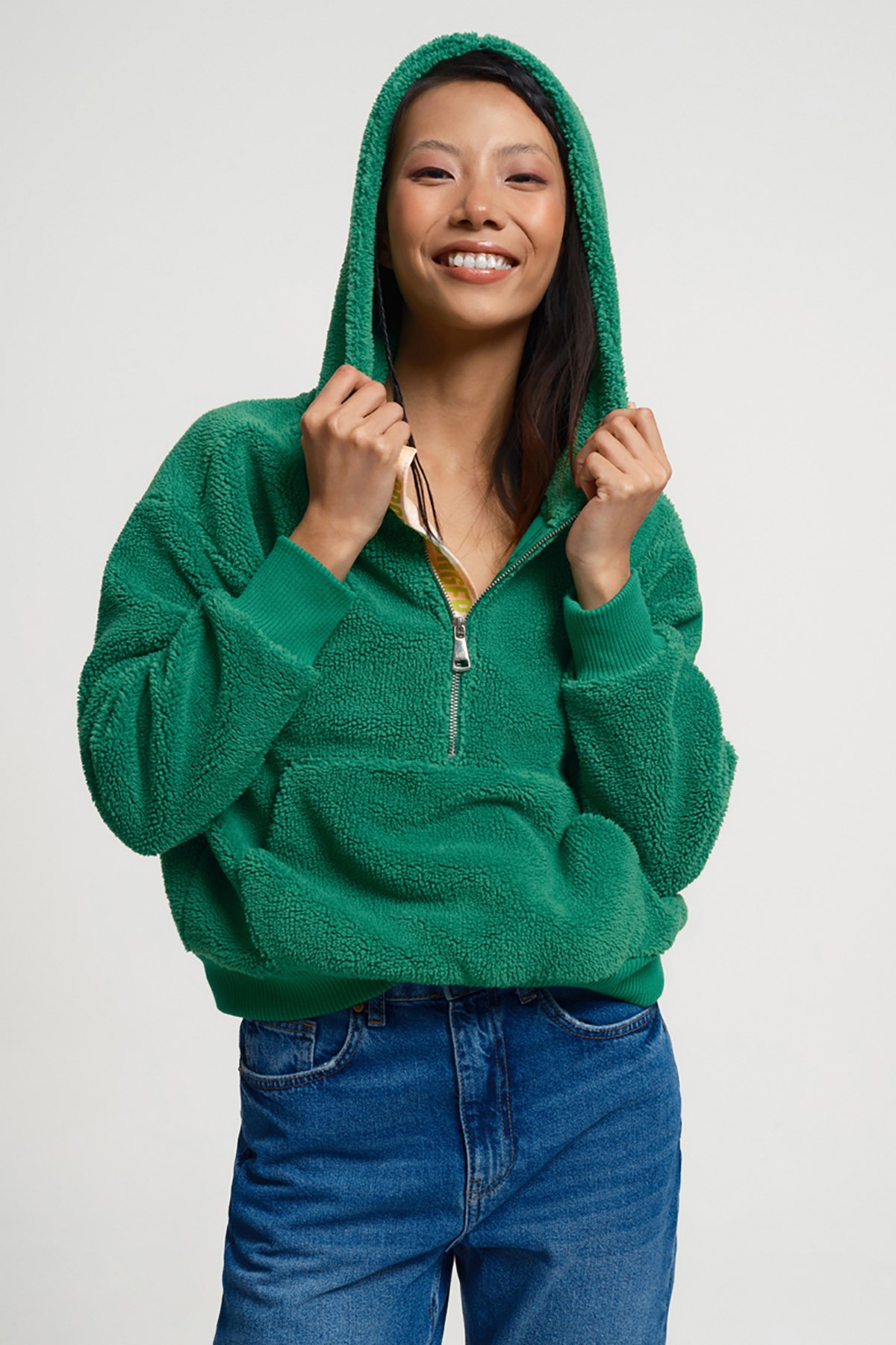 Loft Kadın Sweatshirt LF2034559 Yeşil