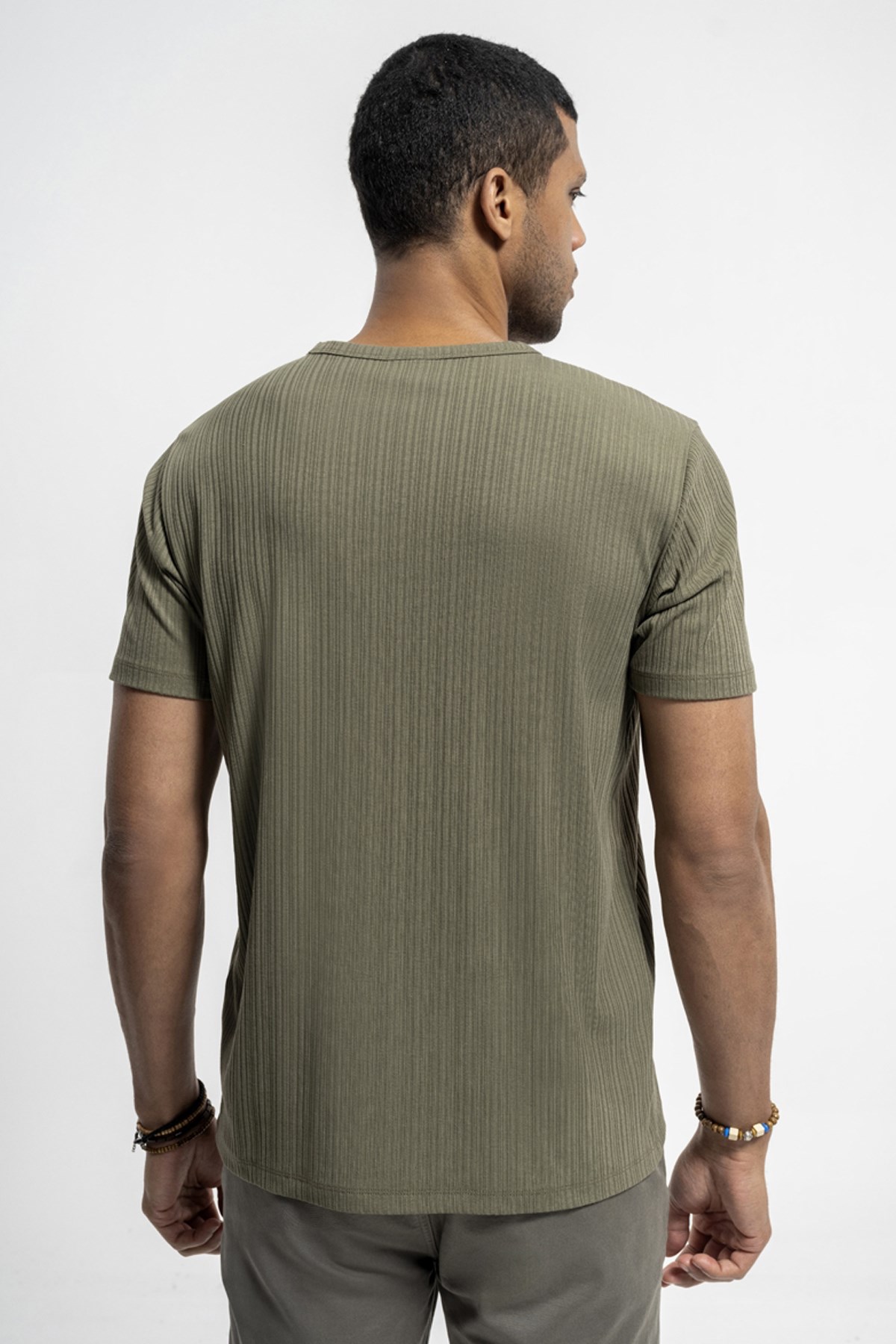 Loft Regular Fit Erkek Tişört LF2034585 Haki
