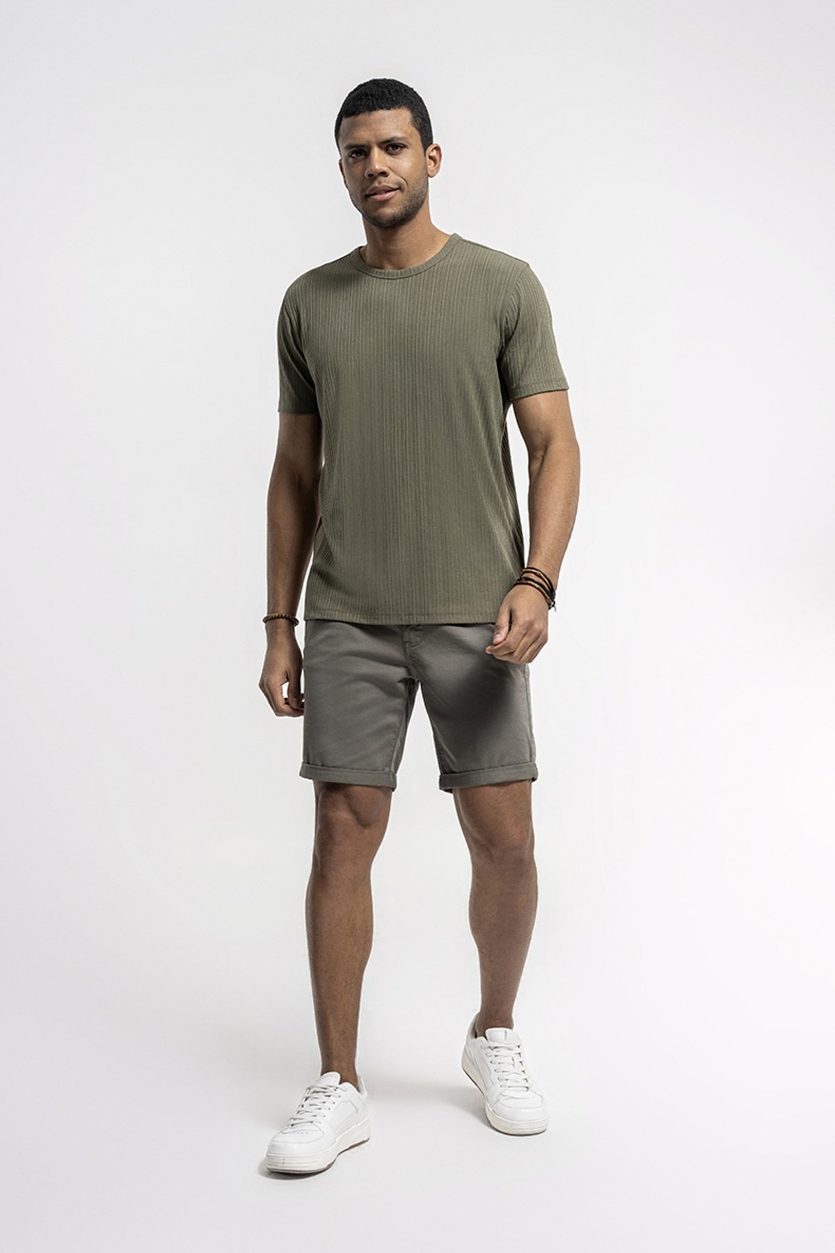 Loft Regular Fit Erkek Tişört LF2034585 Haki