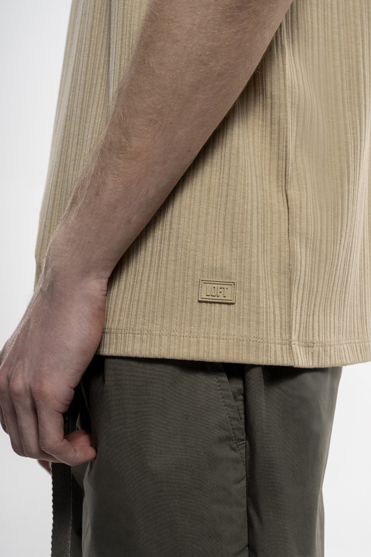 Loft Regular Fit Erkek Tişört LF2034585 Bej