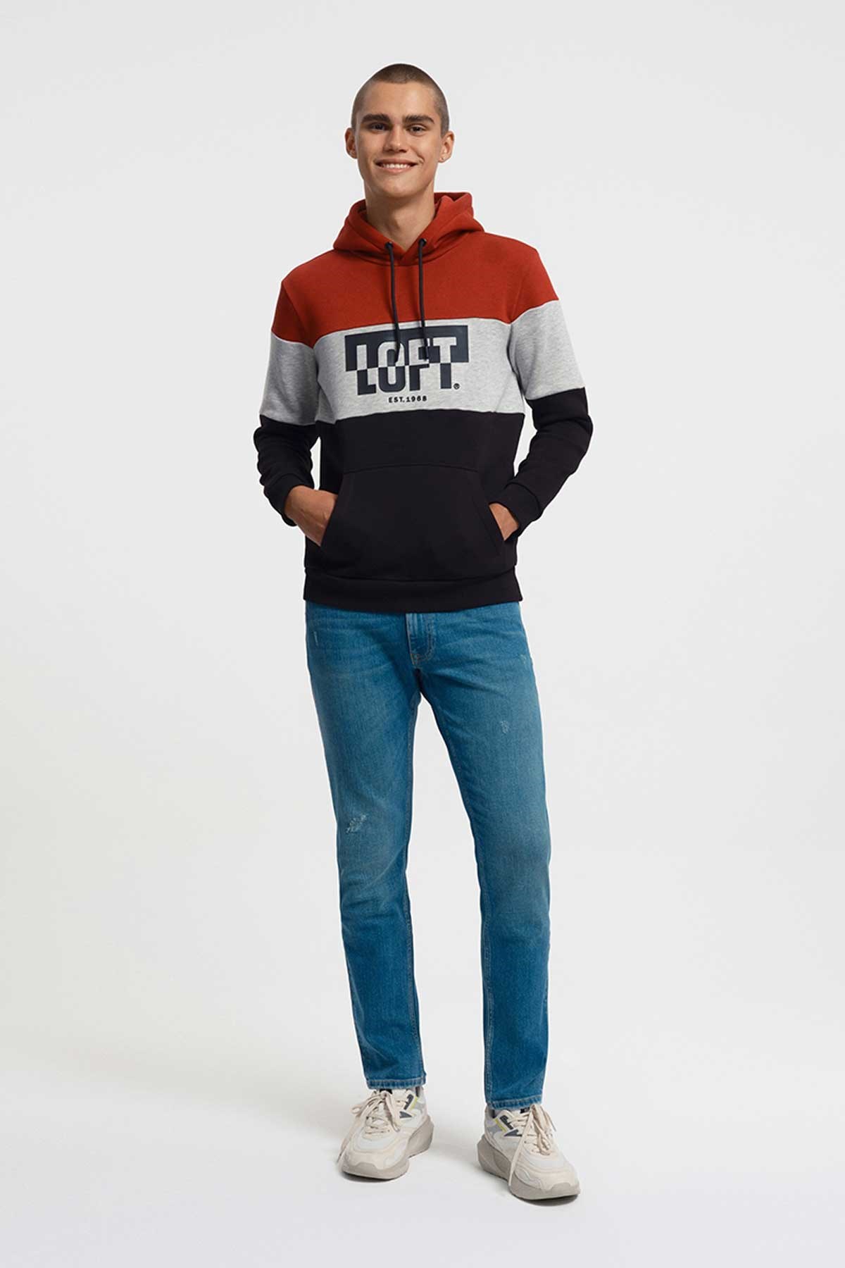 Loft Erkek Sweatshirt LF2034722 Kırmızı
