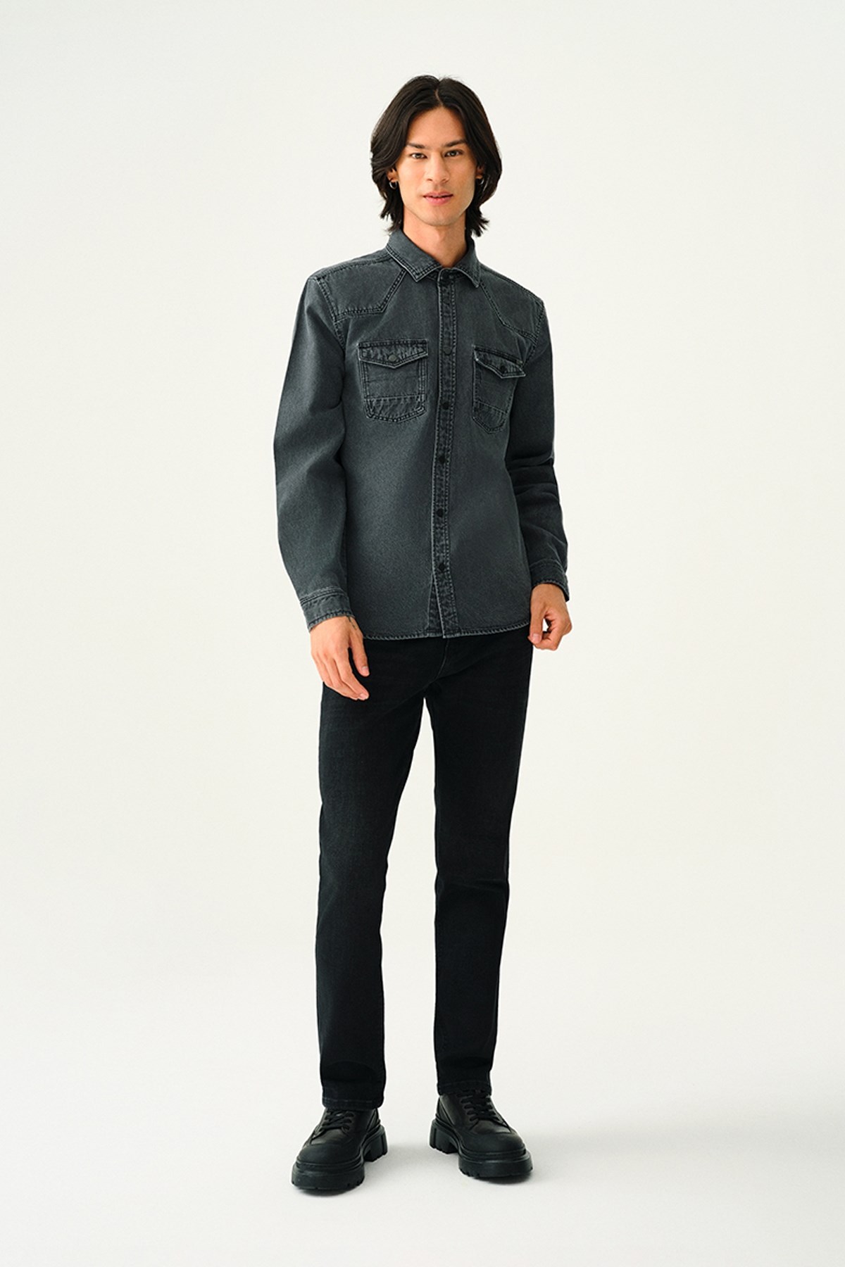 Loft Terrybrown Slim Fit Erkek Pantolon LF2034750 Antrasit