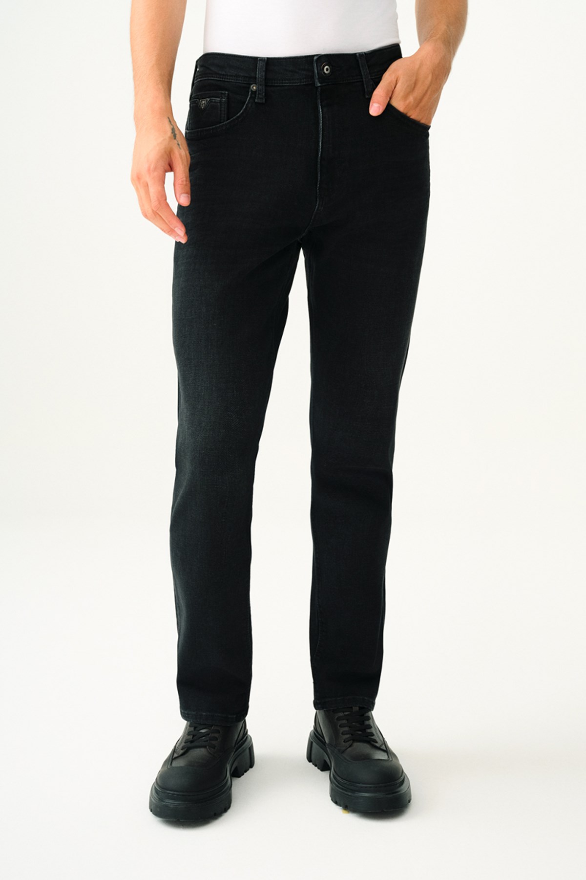 Loft Terrybrown Slim Fit Erkek Pantolon LF2034750 Siyah