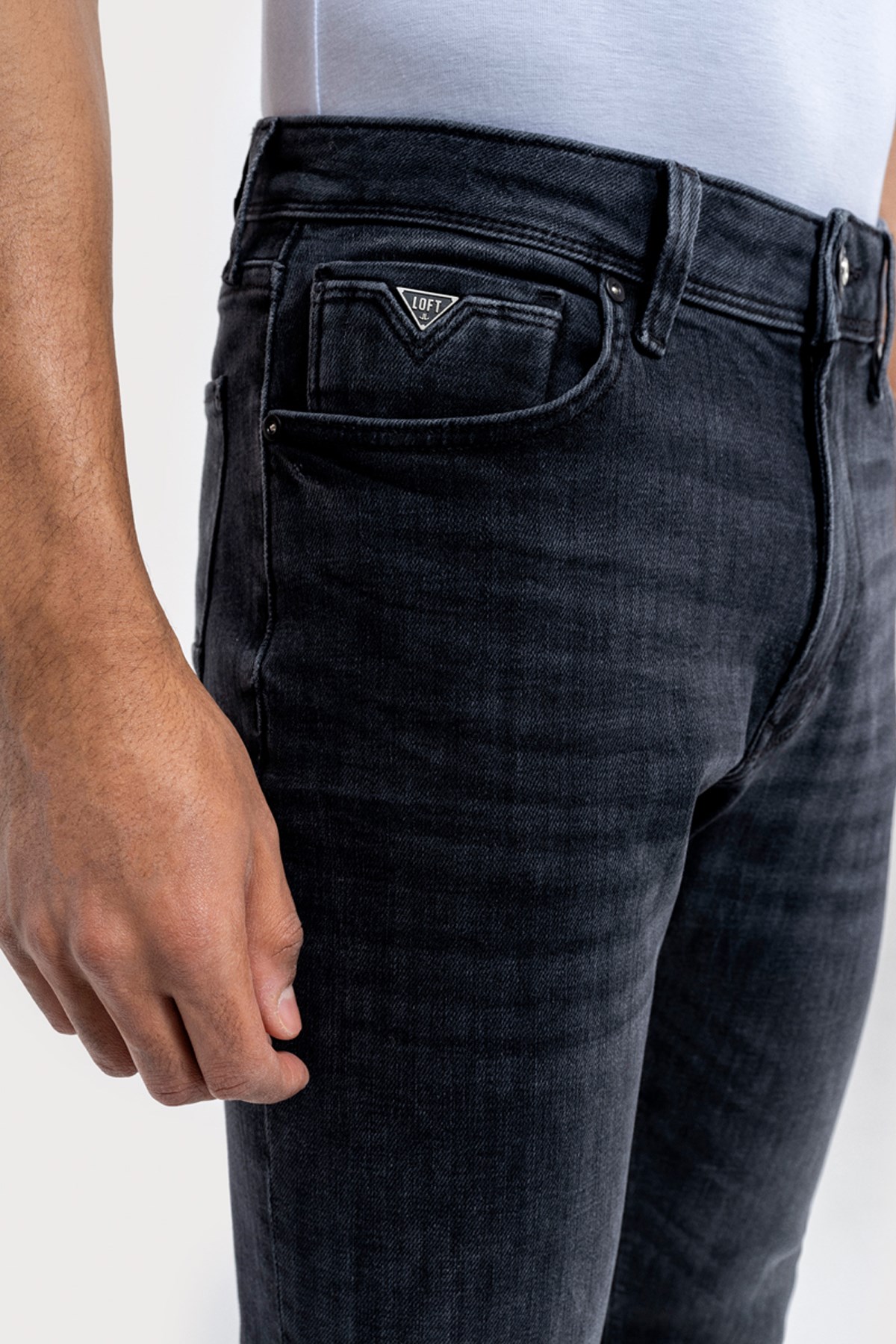 Loft Terrybrown Slim Fit Erkek Pantolon LF2034750 Siyah
