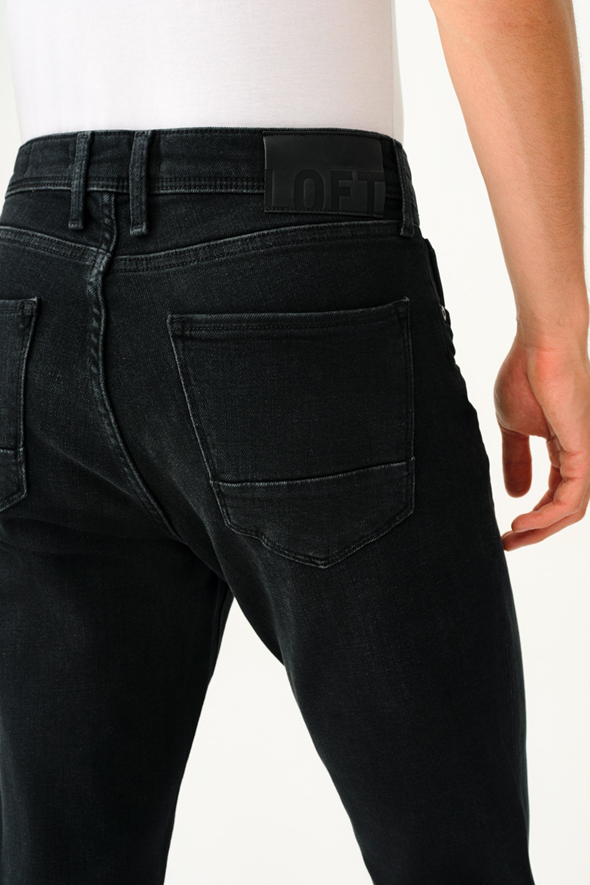 Loft Terrybrown Slim Fit Erkek Pantolon LF2034750 Siyah