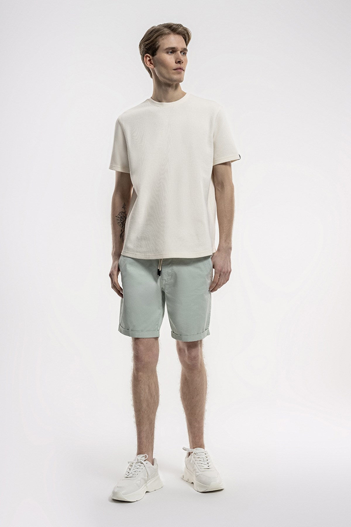 Loft Erkek Tişört LF2034875 Ekru