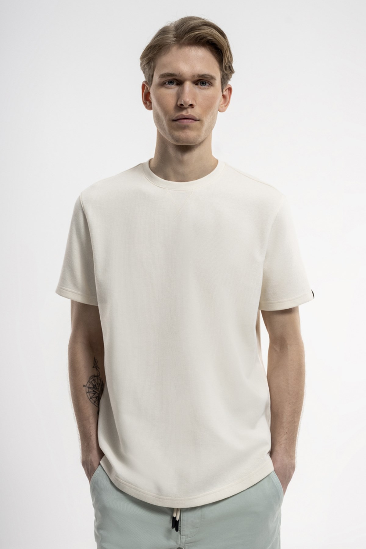 Loft Erkek Tişört LF2034875 Ekru