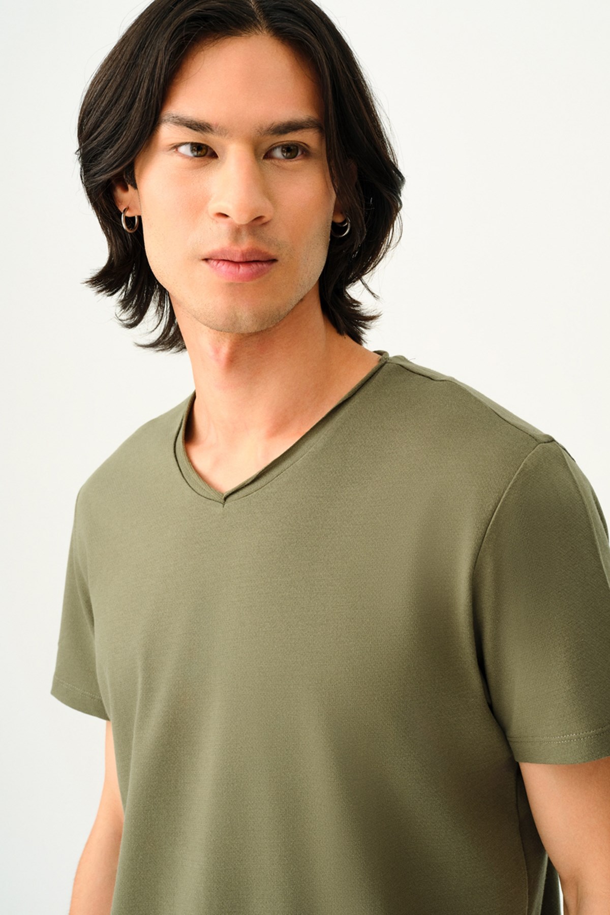 Loft Erkek Tişört LF2034902 Haki