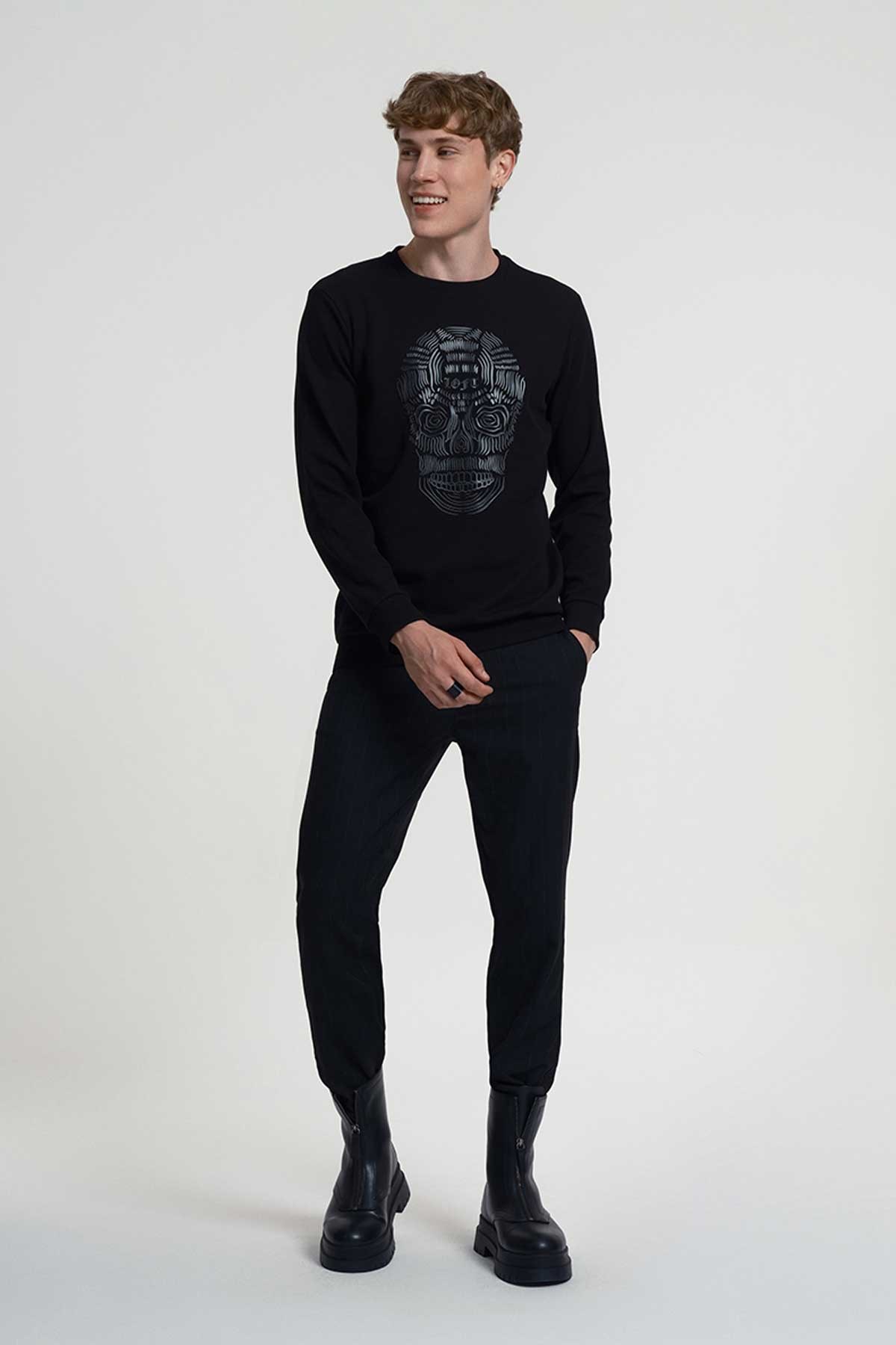 Loft Erkek Sweatshirt LF2034912 Siyah