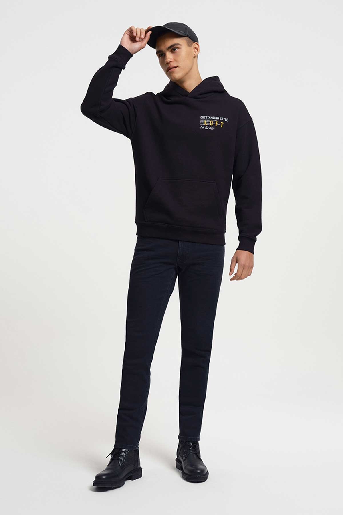 Loft Erkek Sweatshirt LF2034913 Siyah