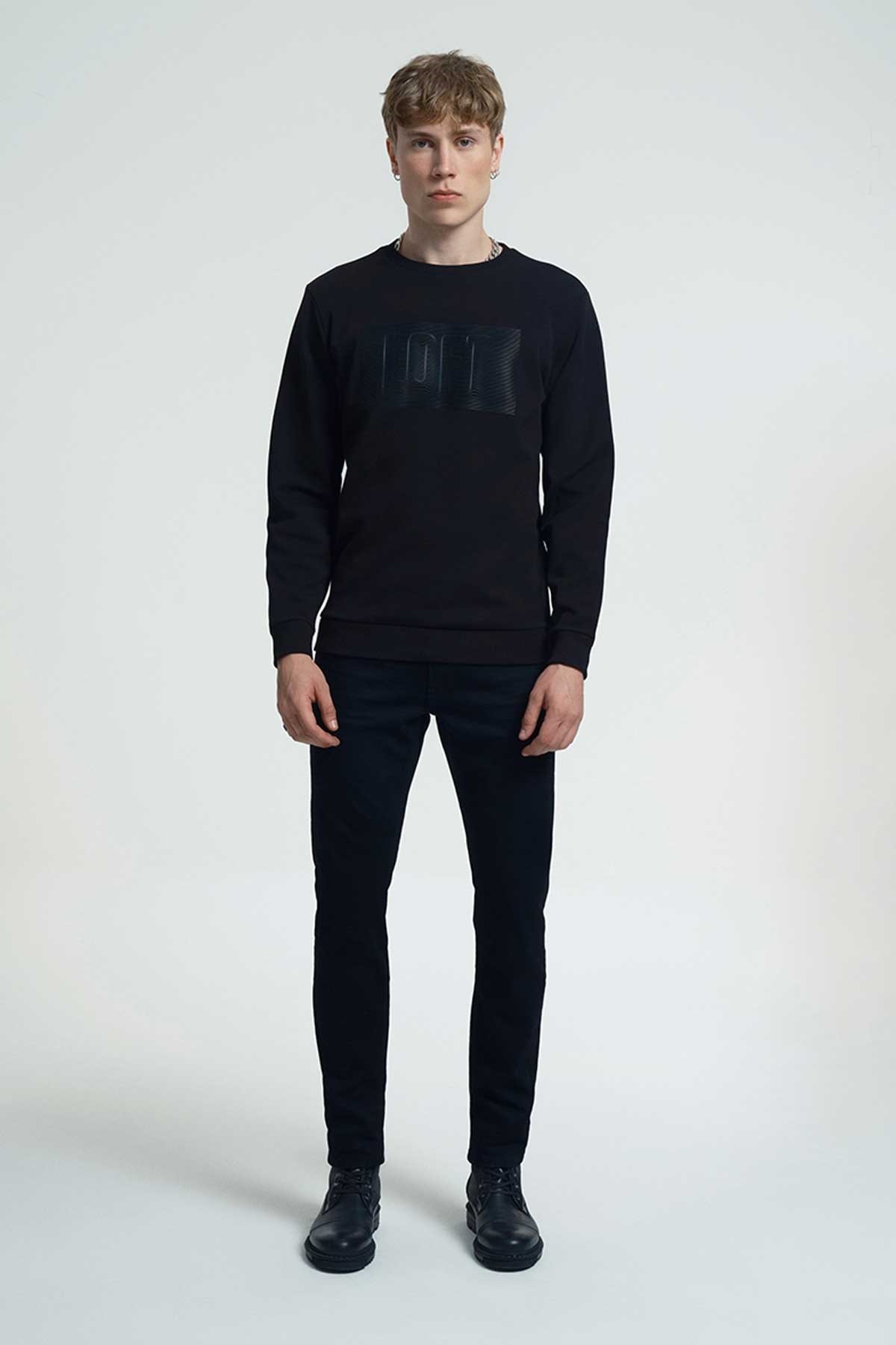 Loft Erkek Sweatshirt LF2034914 Siyah