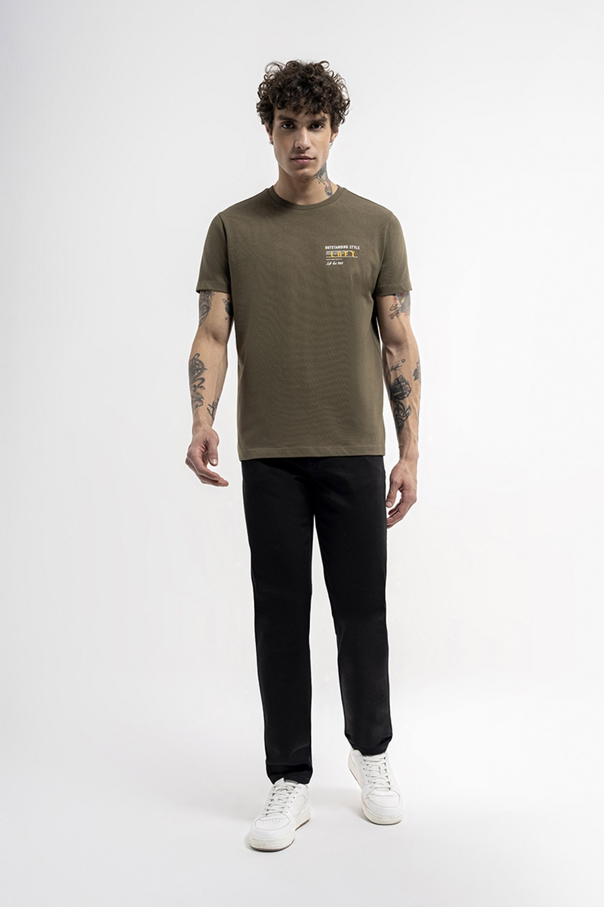 Loft Erkek Tişört LF2034915 Haki