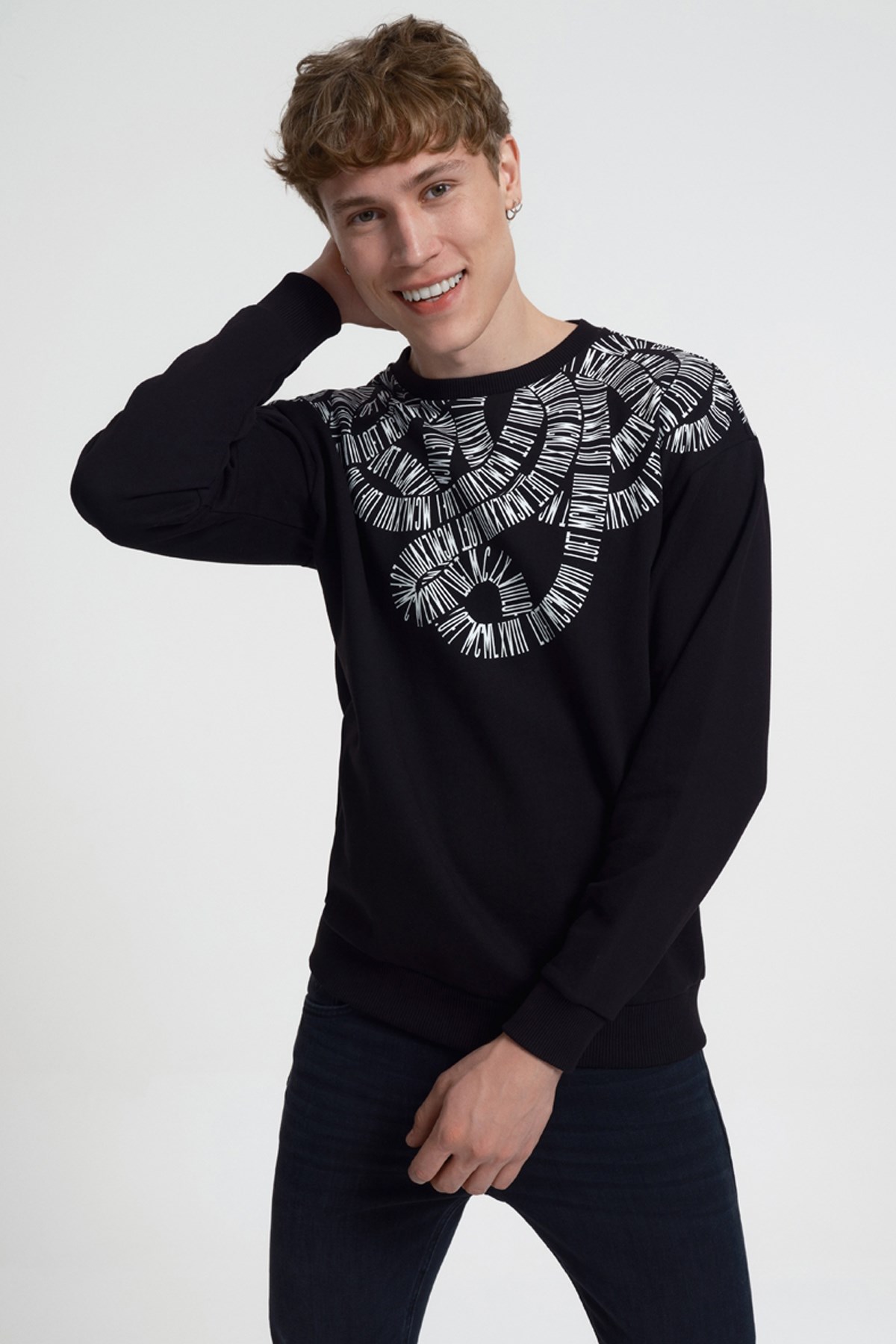 Loft Erkek Sweatshirt LF2034957 Siyah