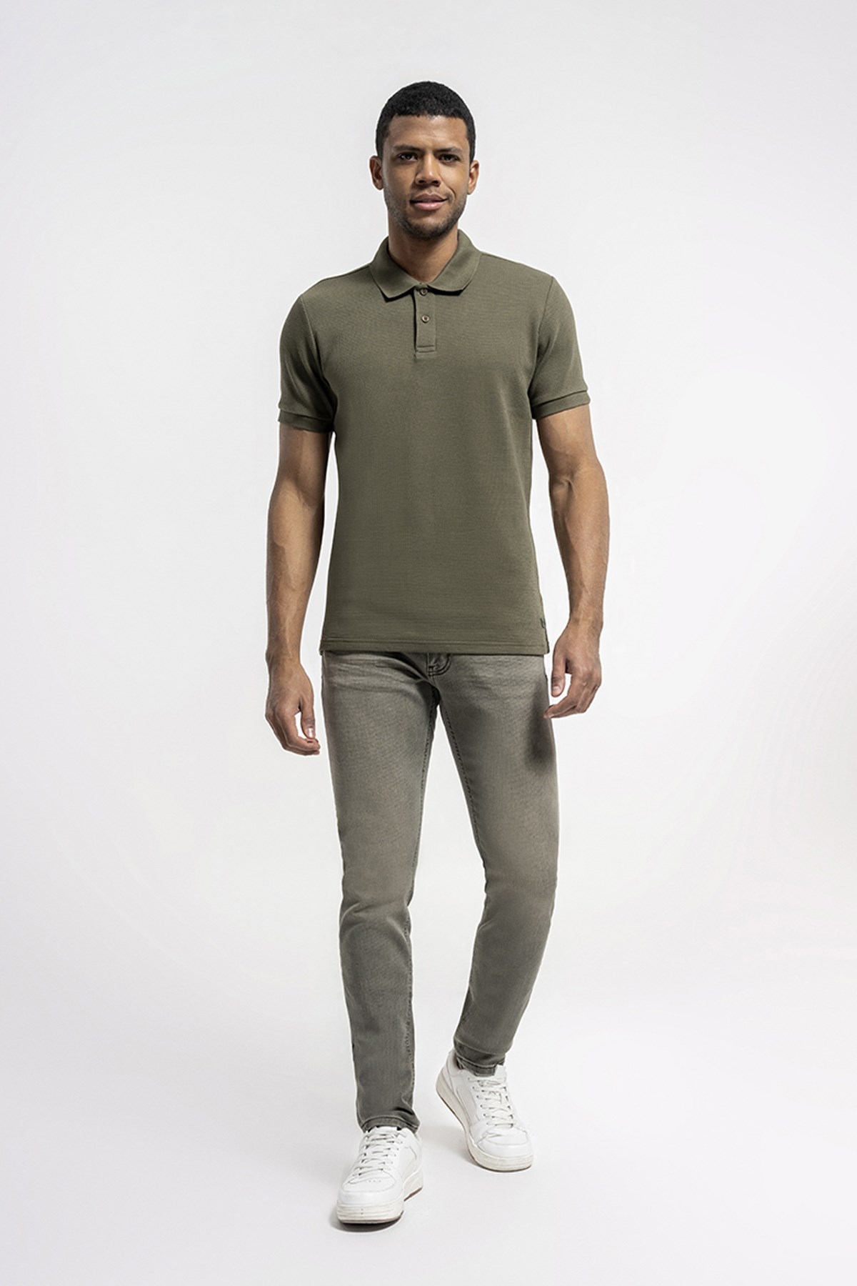 Loft Erkek Polo Yaka Tişört LF2035011 Haki