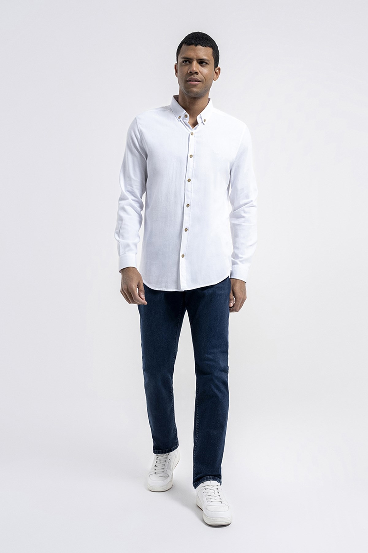 Loft Regular Fit Erkek Gömlek LF2035042 Beyaz