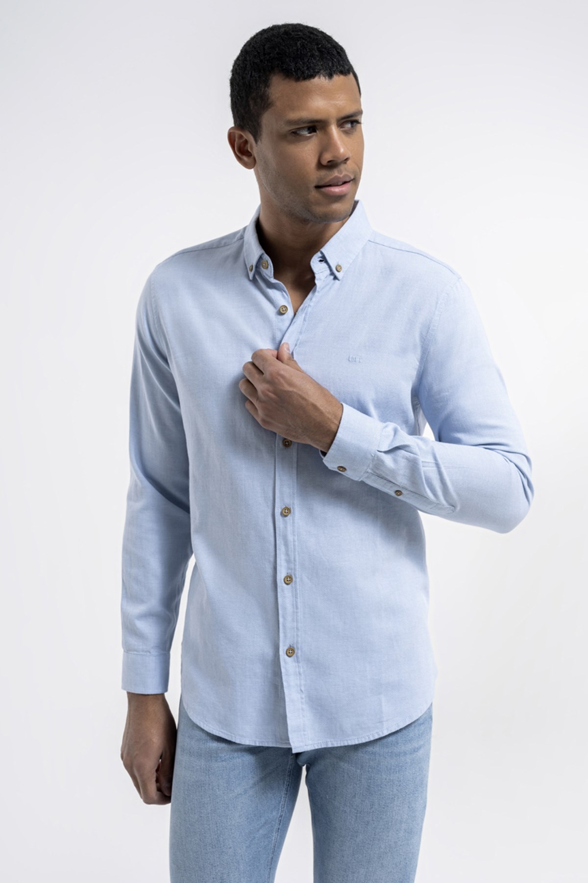 Loft Regular Fit Erkek Gömlek LF2035042 Mavi