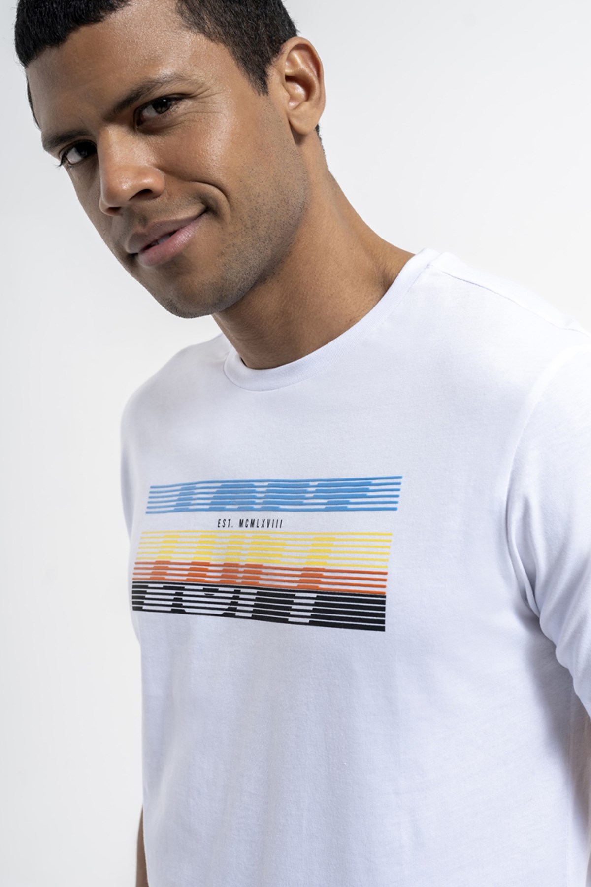 Loft Regular Fit Erkek Tişört LF2035056 Beyaz