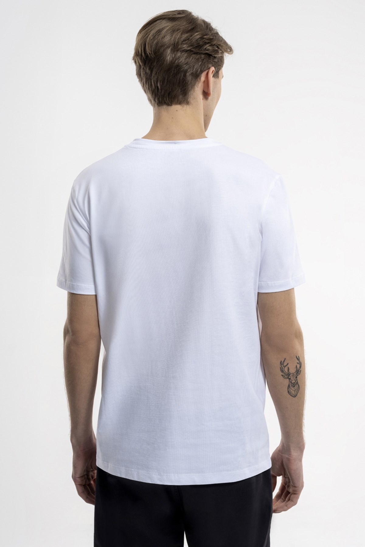 Loft Regular Fit Erkek Tişört LF2035131 Beyaz