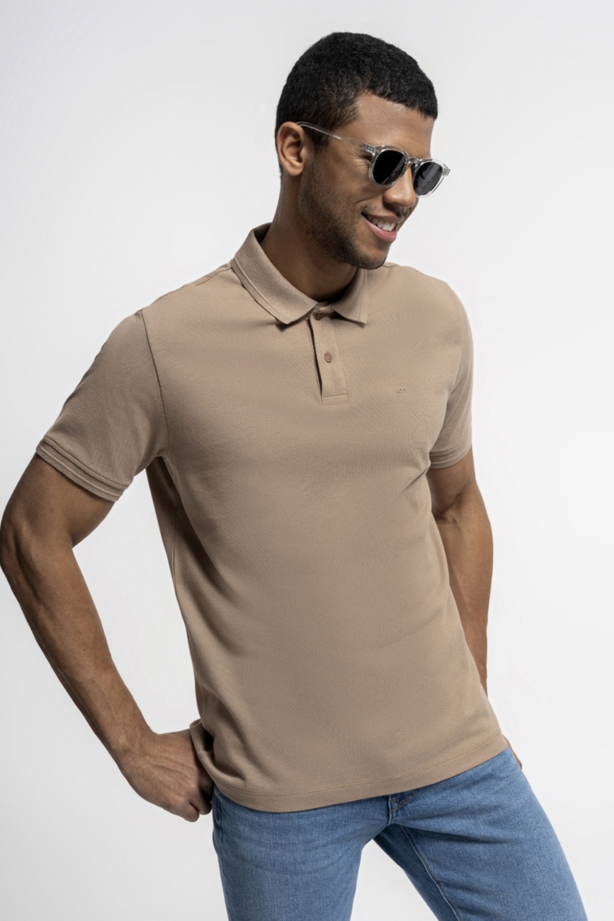 Loft Erkek Polo Yaka Tişört LF2035136 Bej